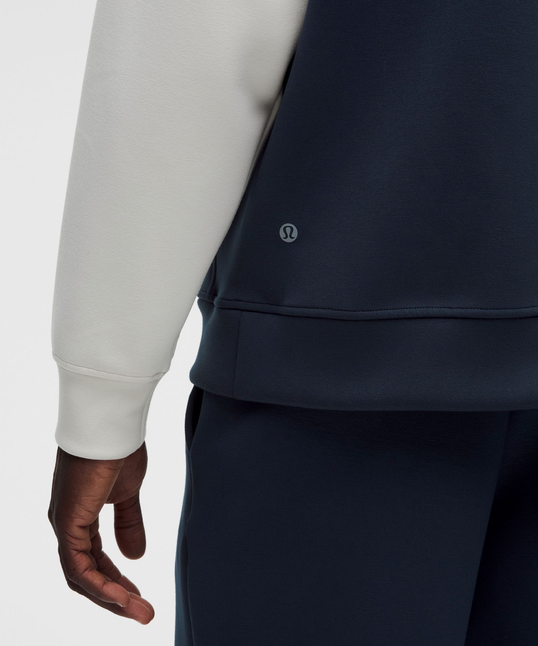 Haut demi-zipp&eacute; en Smooth Spacer *Colourblock
