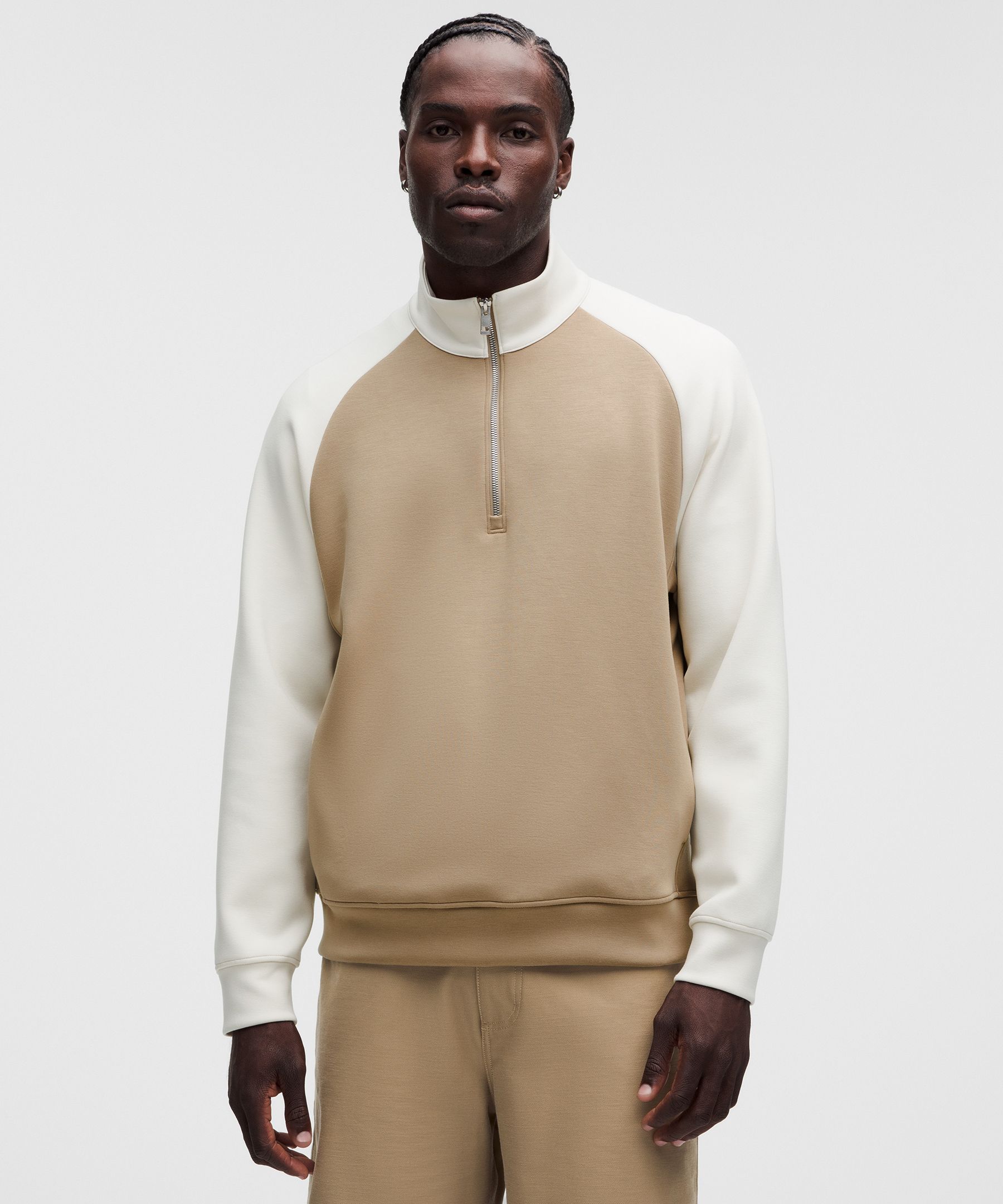 Smooth Spacer Half Zip *Colourblock