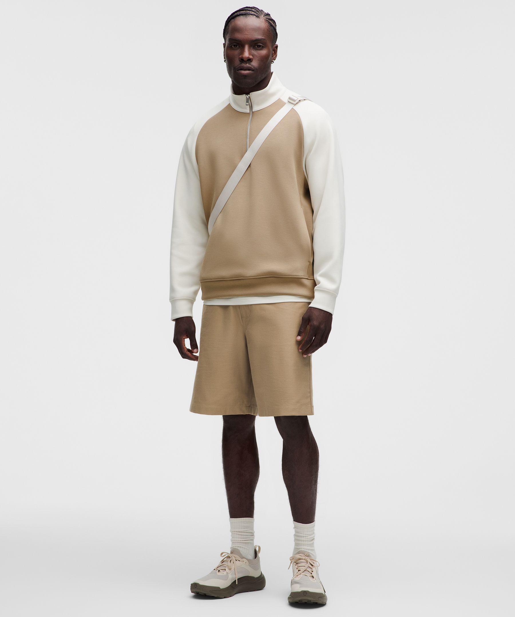 Smooth Spacer Half Zip *Colourblock