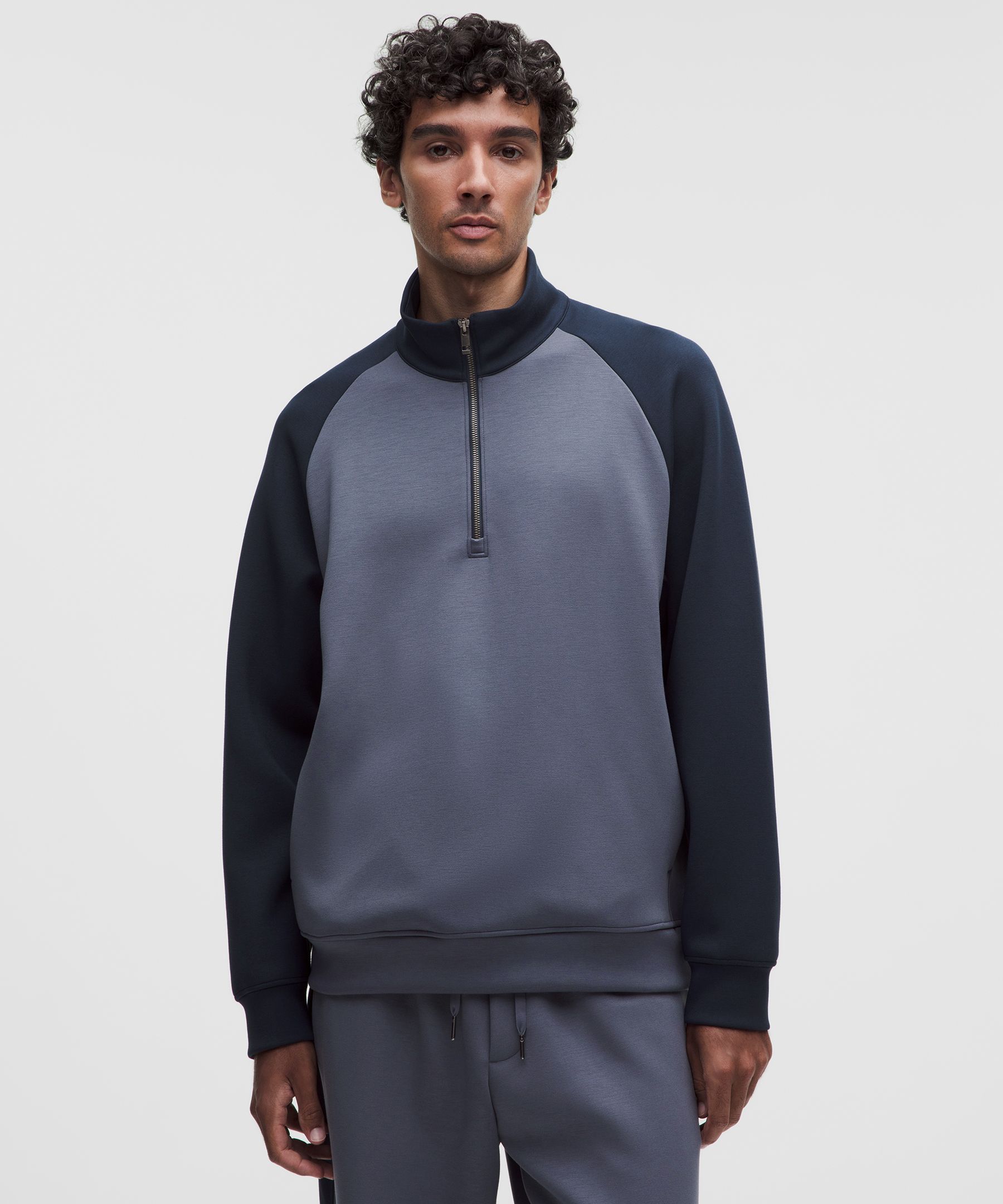 Smooth Spacer Half Zip *Colourblock