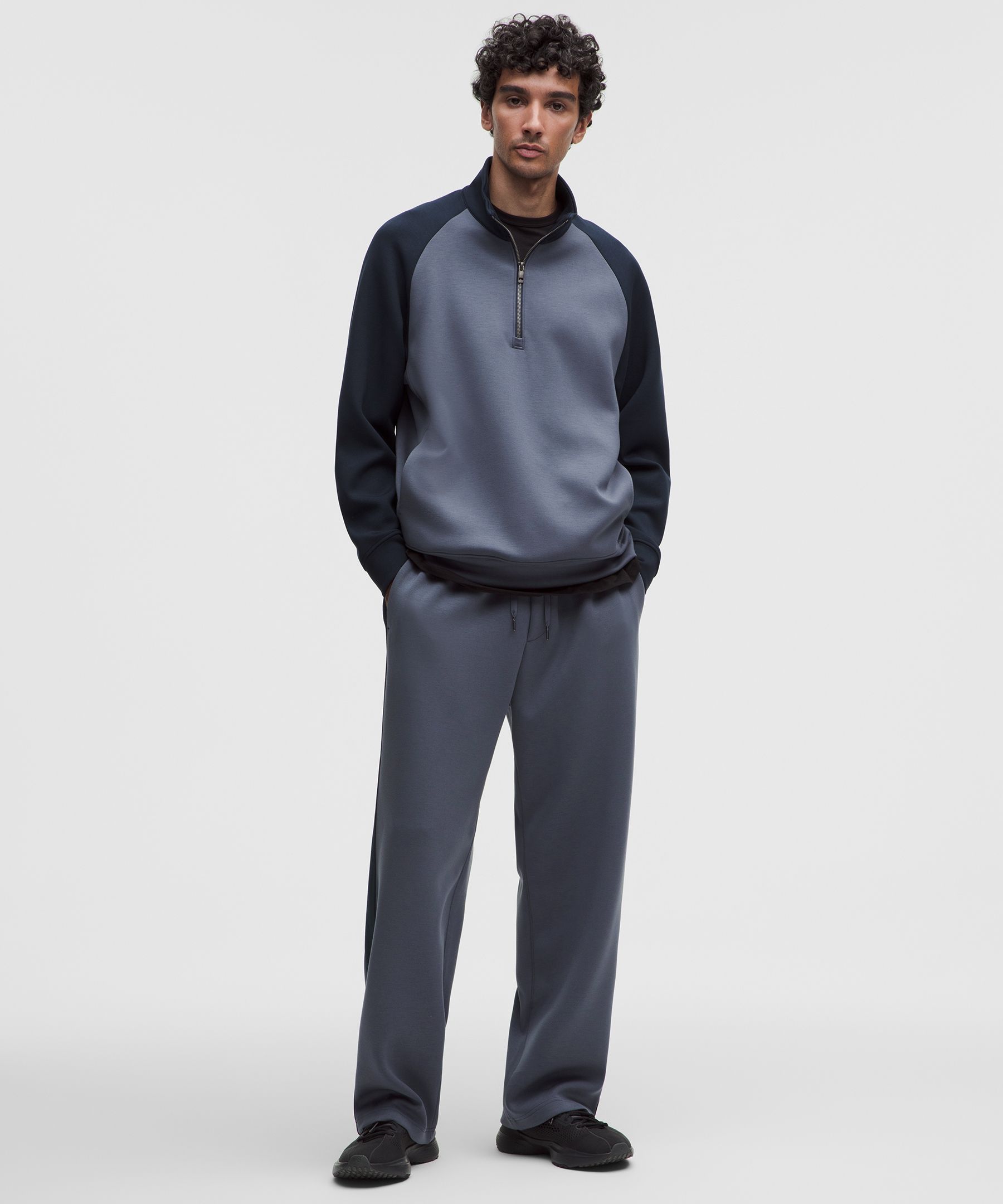 Smooth Spacer Half Zip *Colourblock