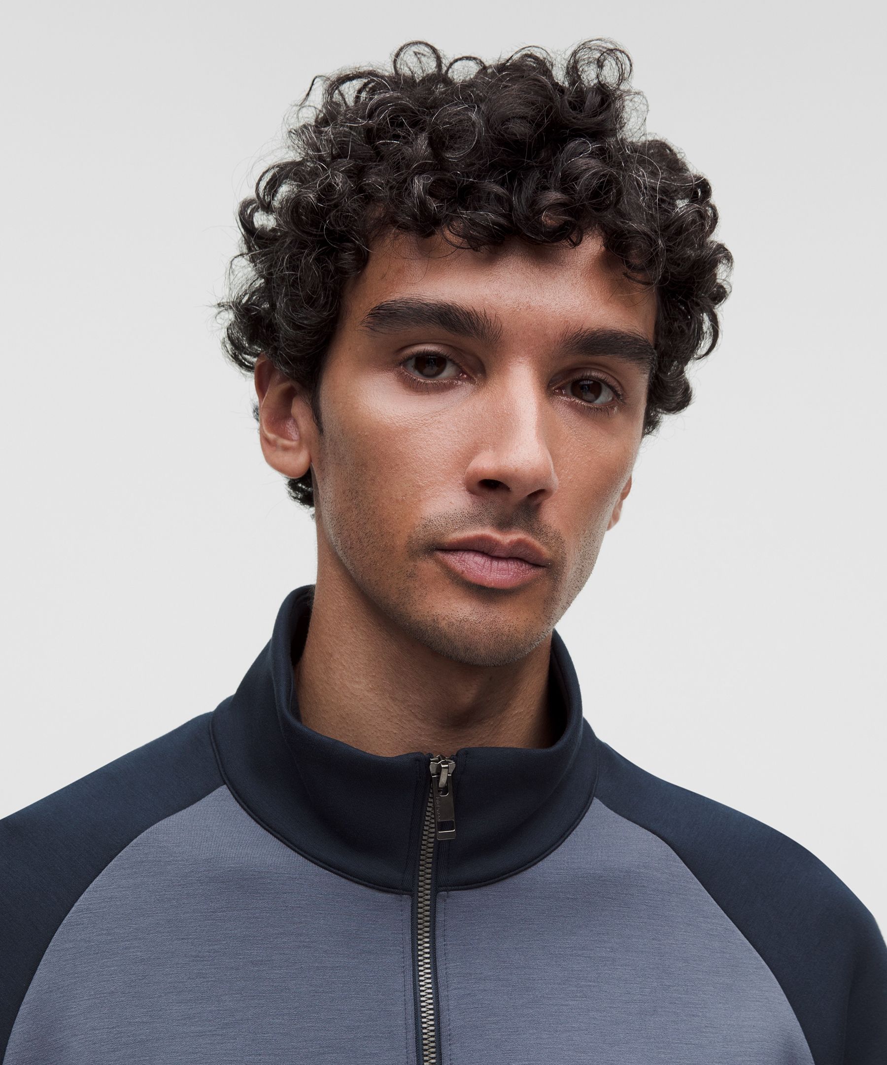 Smooth Spacer Half Zip *Colourblock