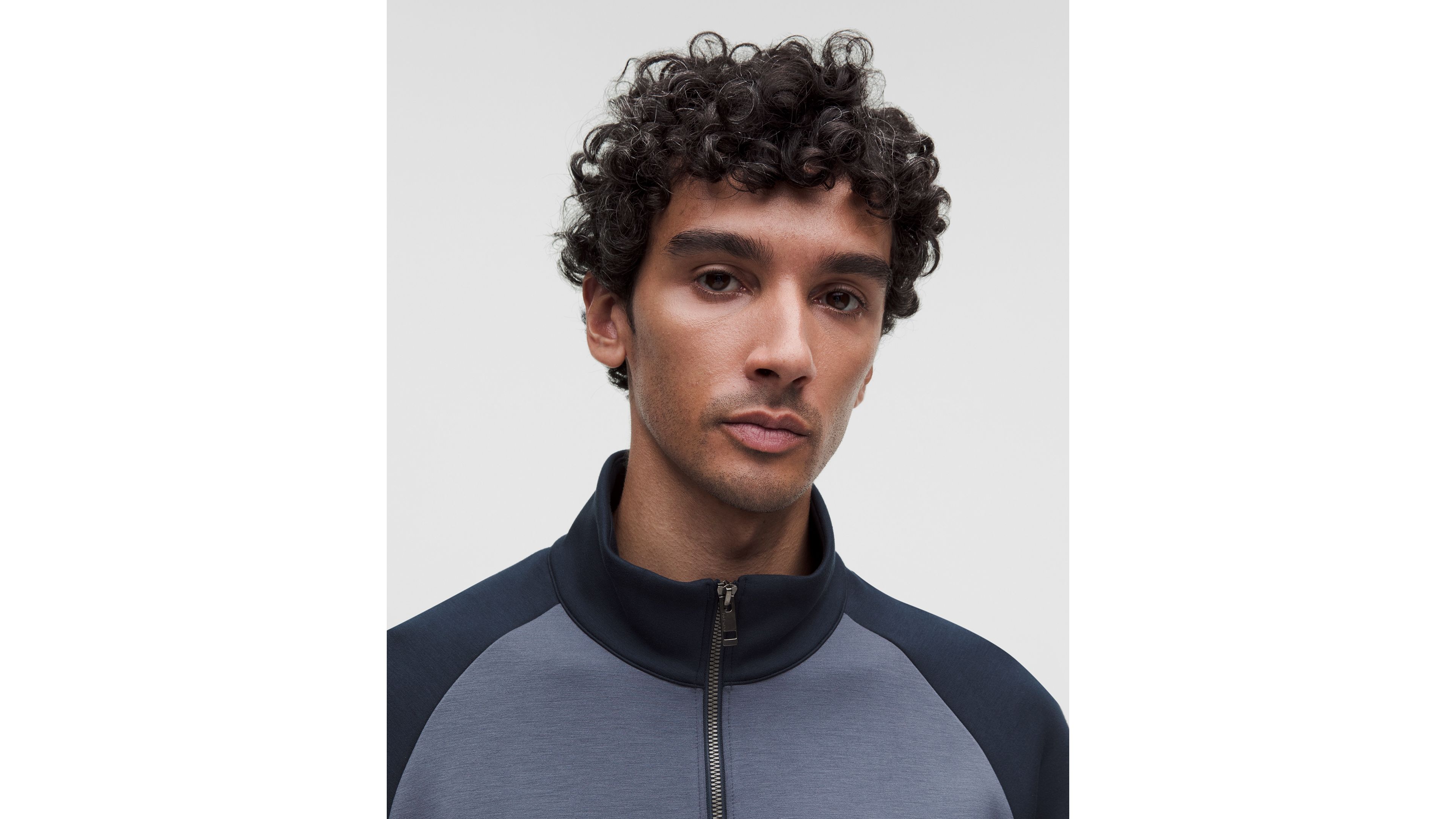 Smooth Spacer Half Zip *Colourblock