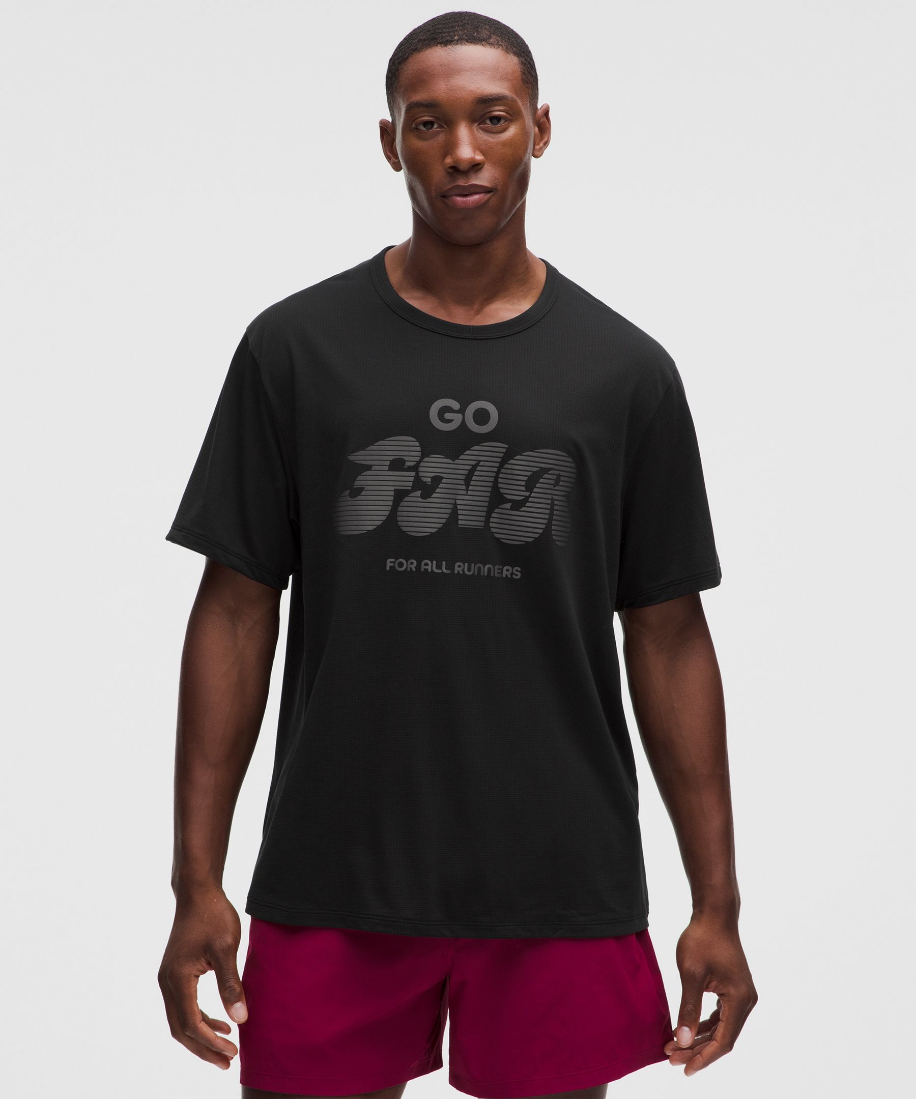 Mile Maker Mesh Short-Sleeve Shirt *Run Graphic