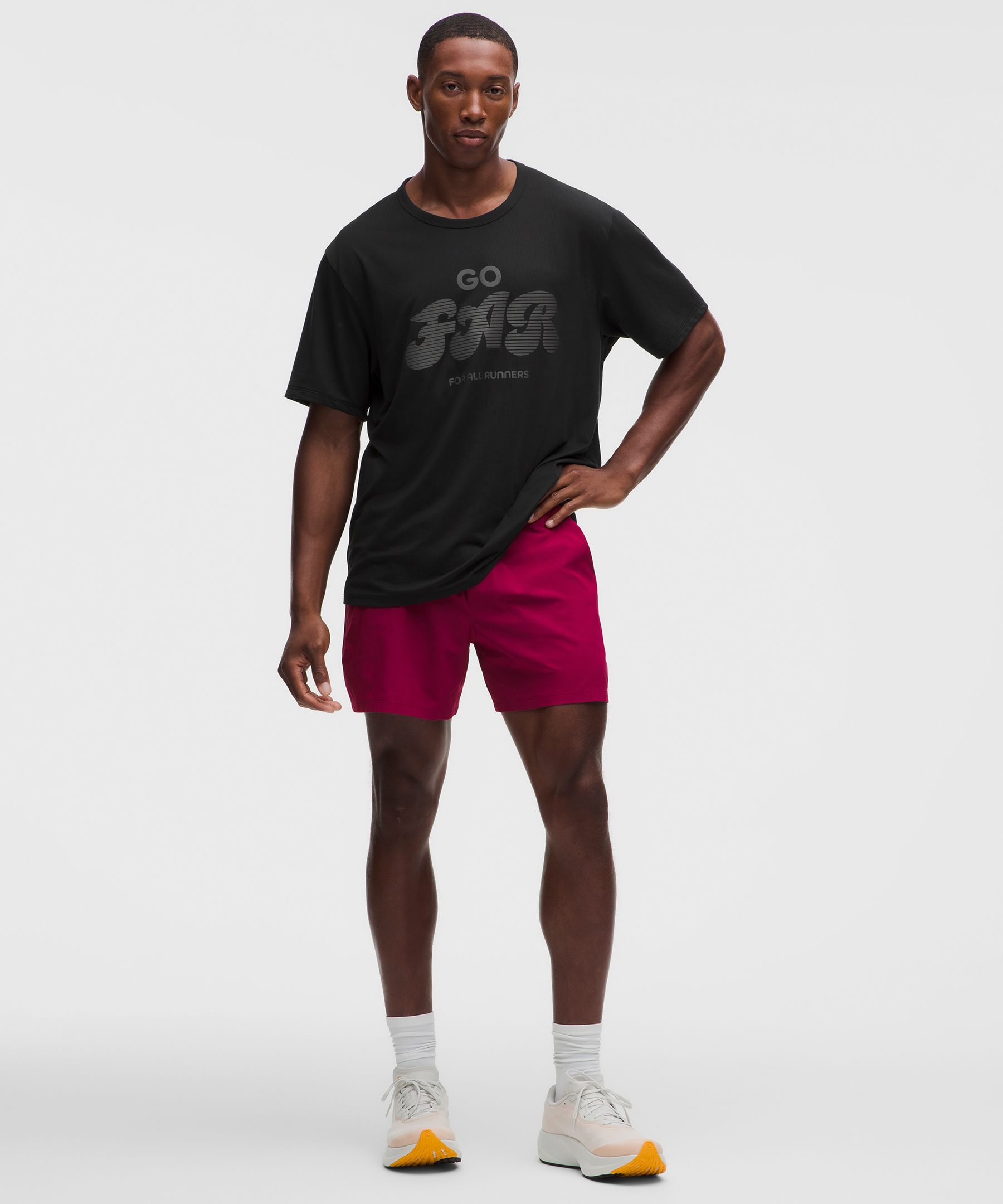 Mile Maker Mesh Short-Sleeve Shirt *Run Graphic