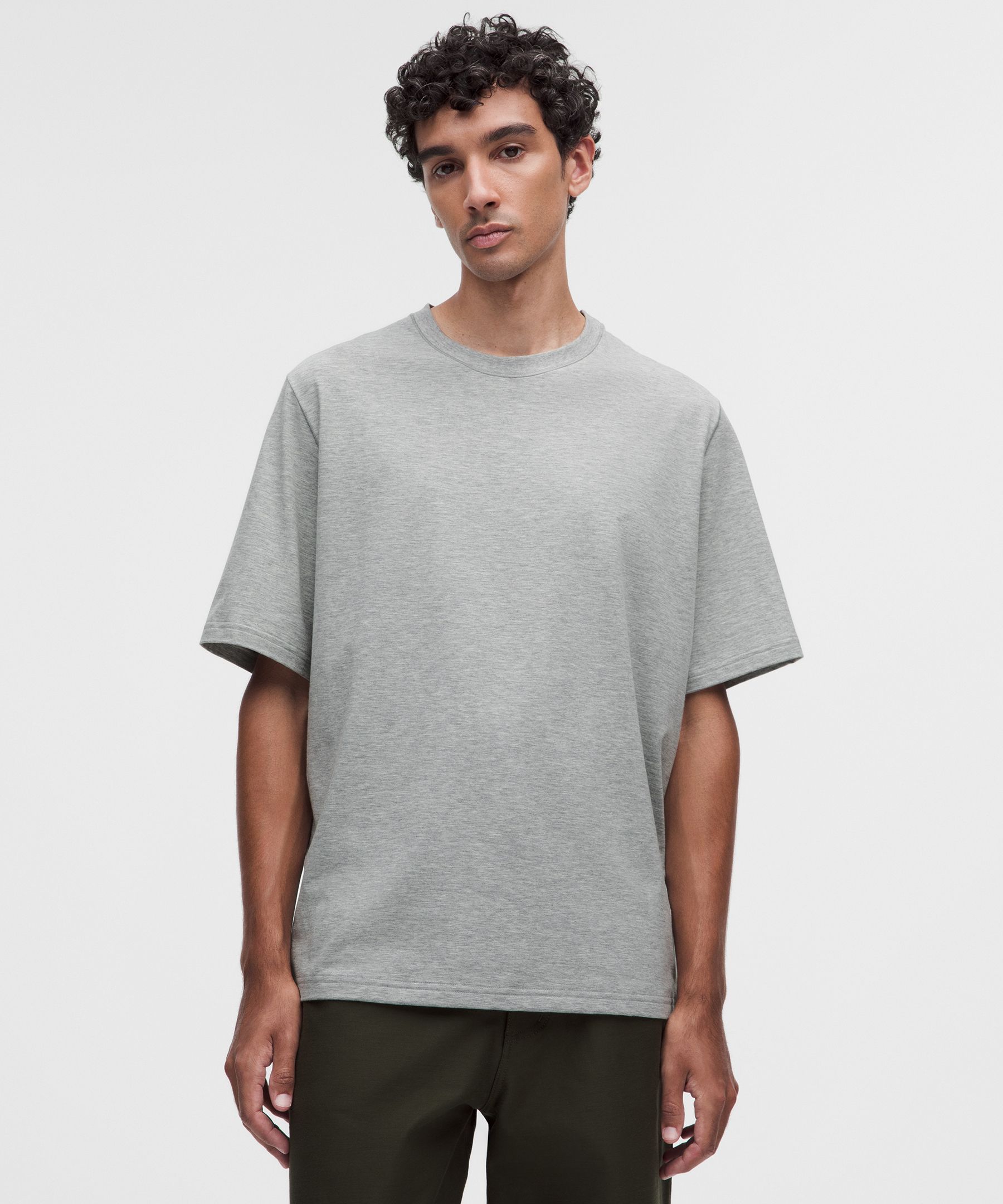 Playera Everyday de ajuste relajado y mezcla de algod&oacute;n *Heathered