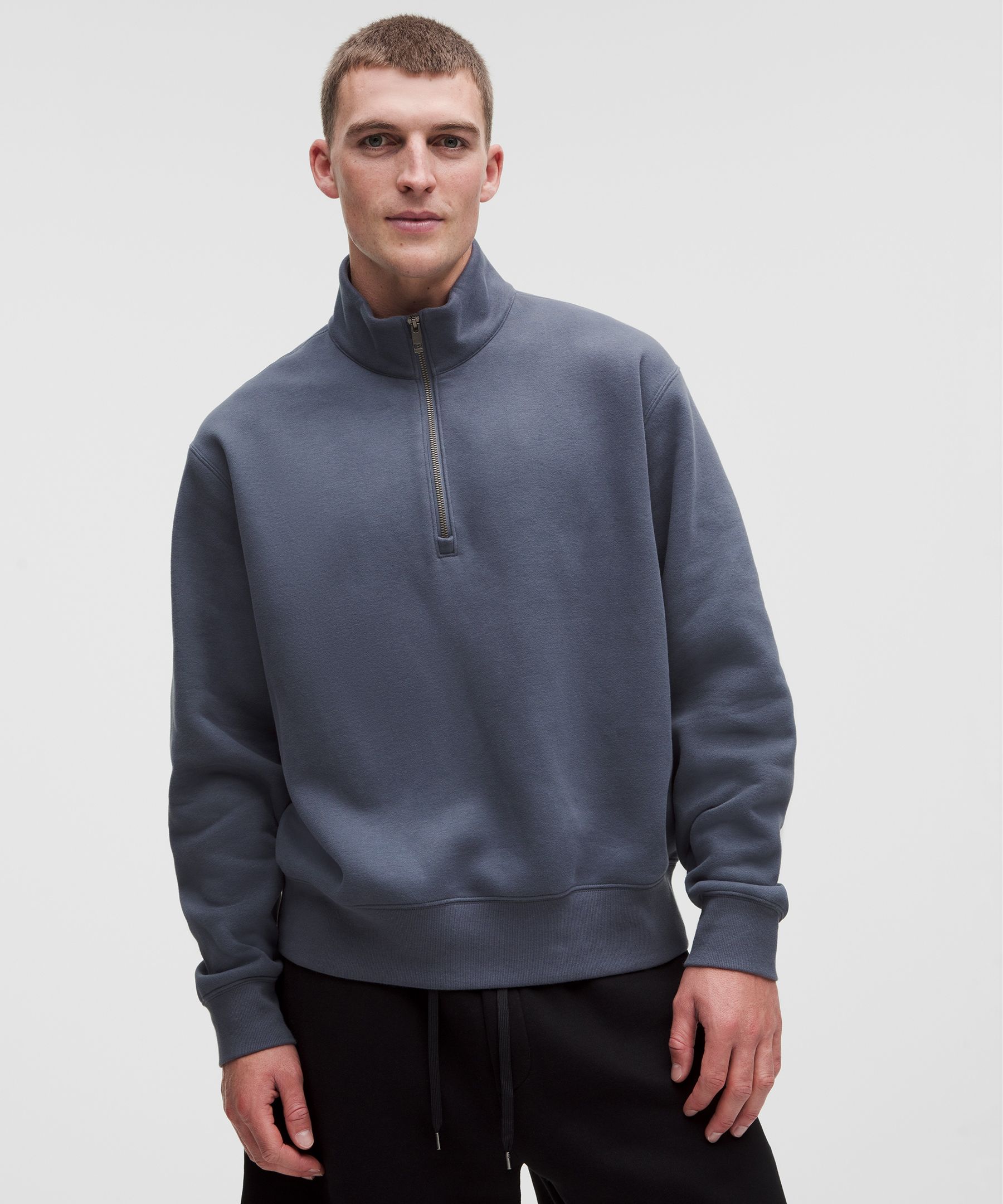 Haut demi-zippé Steady State en SuperLoft pour hommes