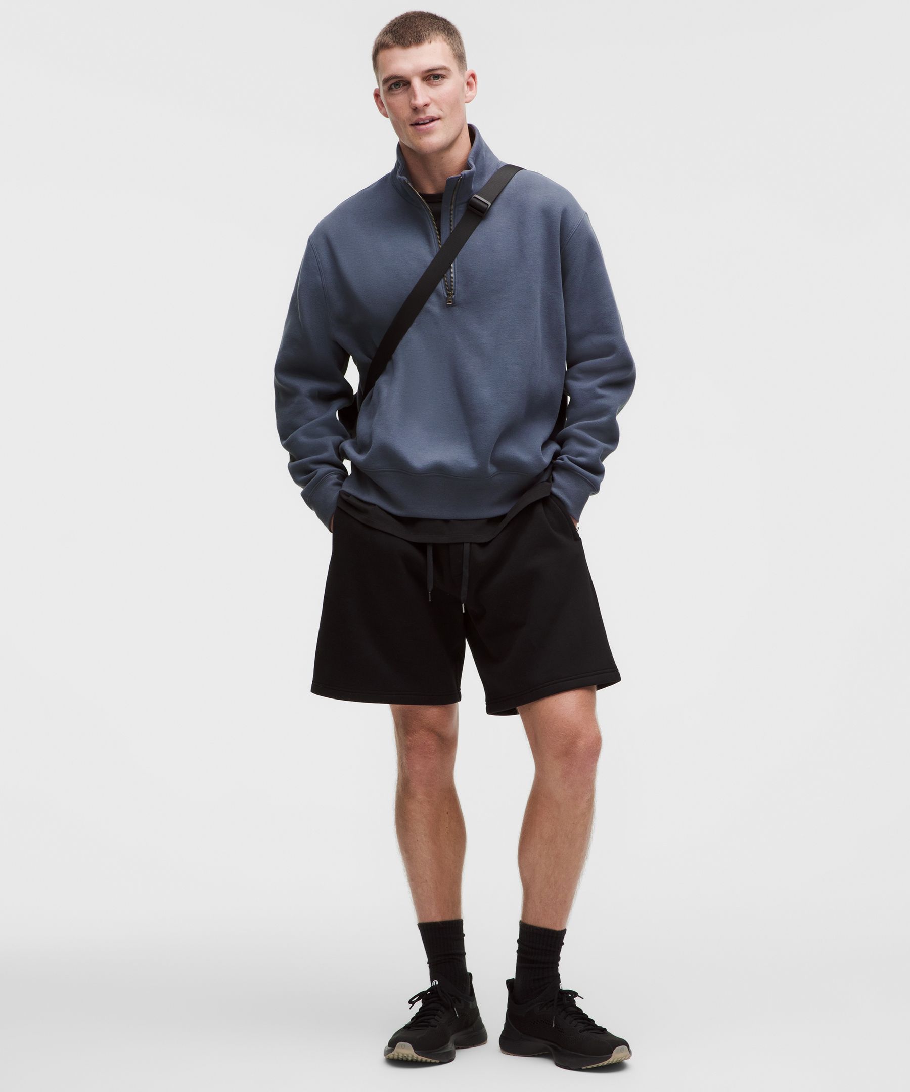 Haut demi-zippé Steady State en SuperLoft pour hommes