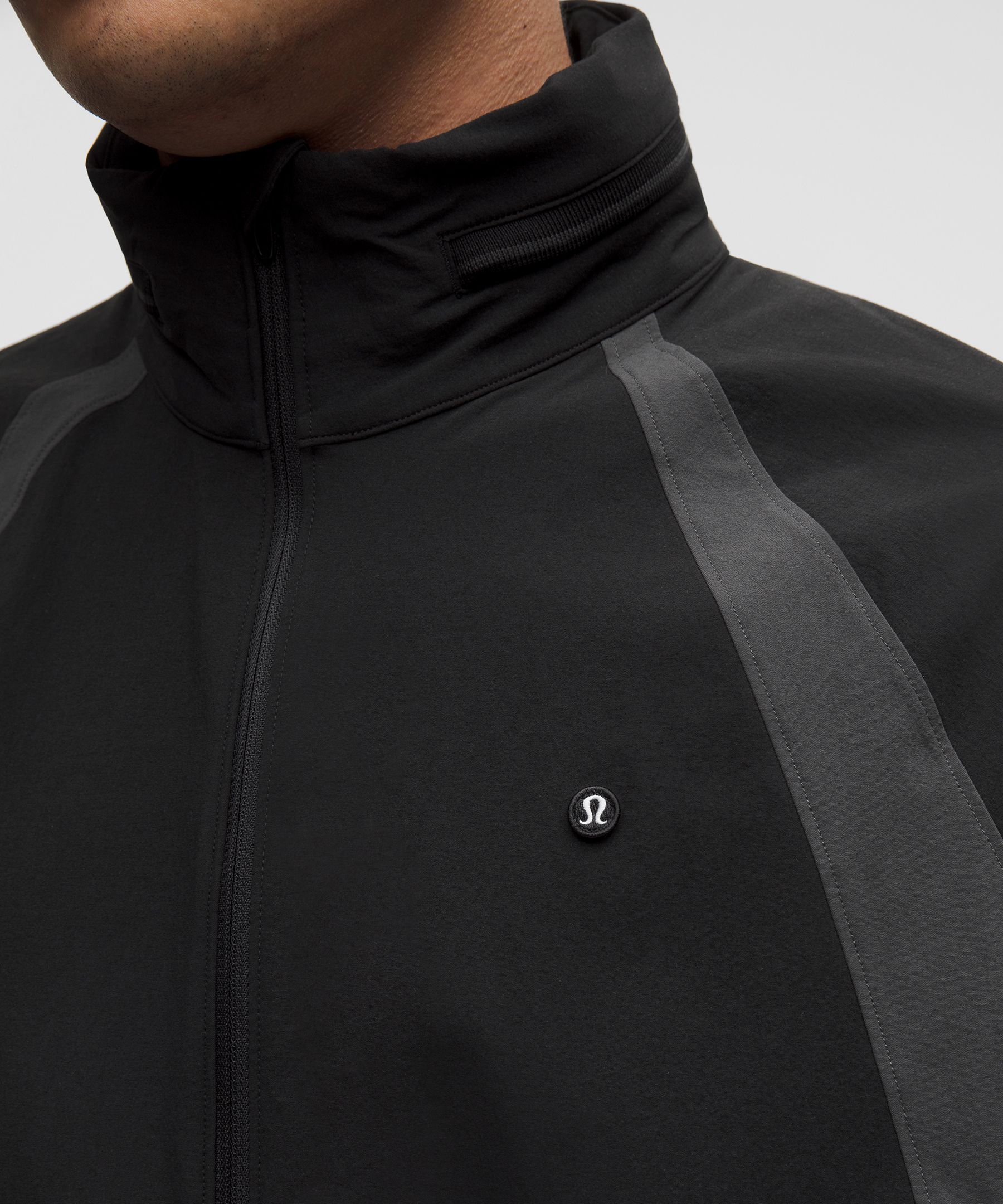 Water-Repellent Full-Zip Hooded Golf Jacket