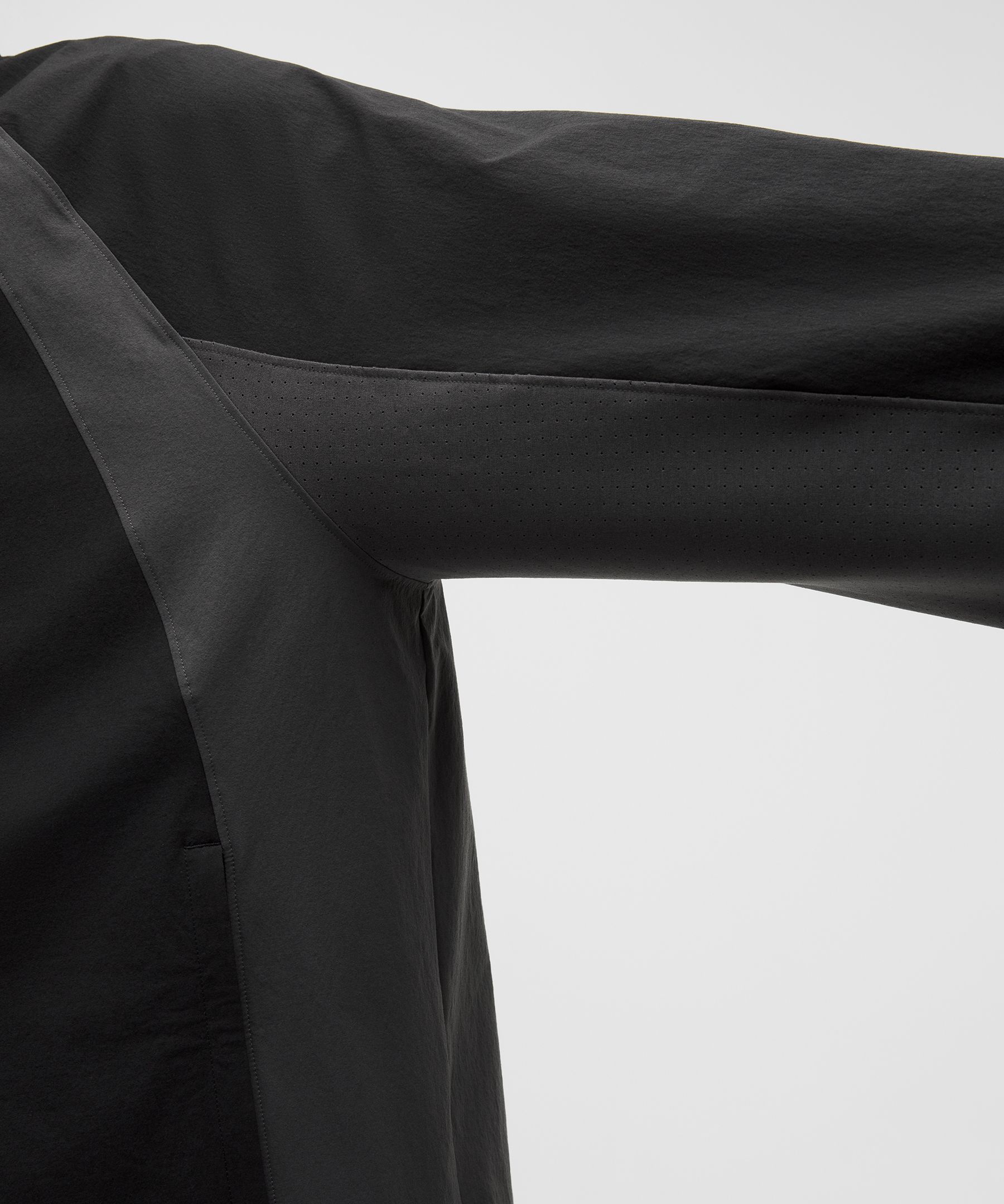Water-Repellent Full-Zip Hooded Golf Jacket