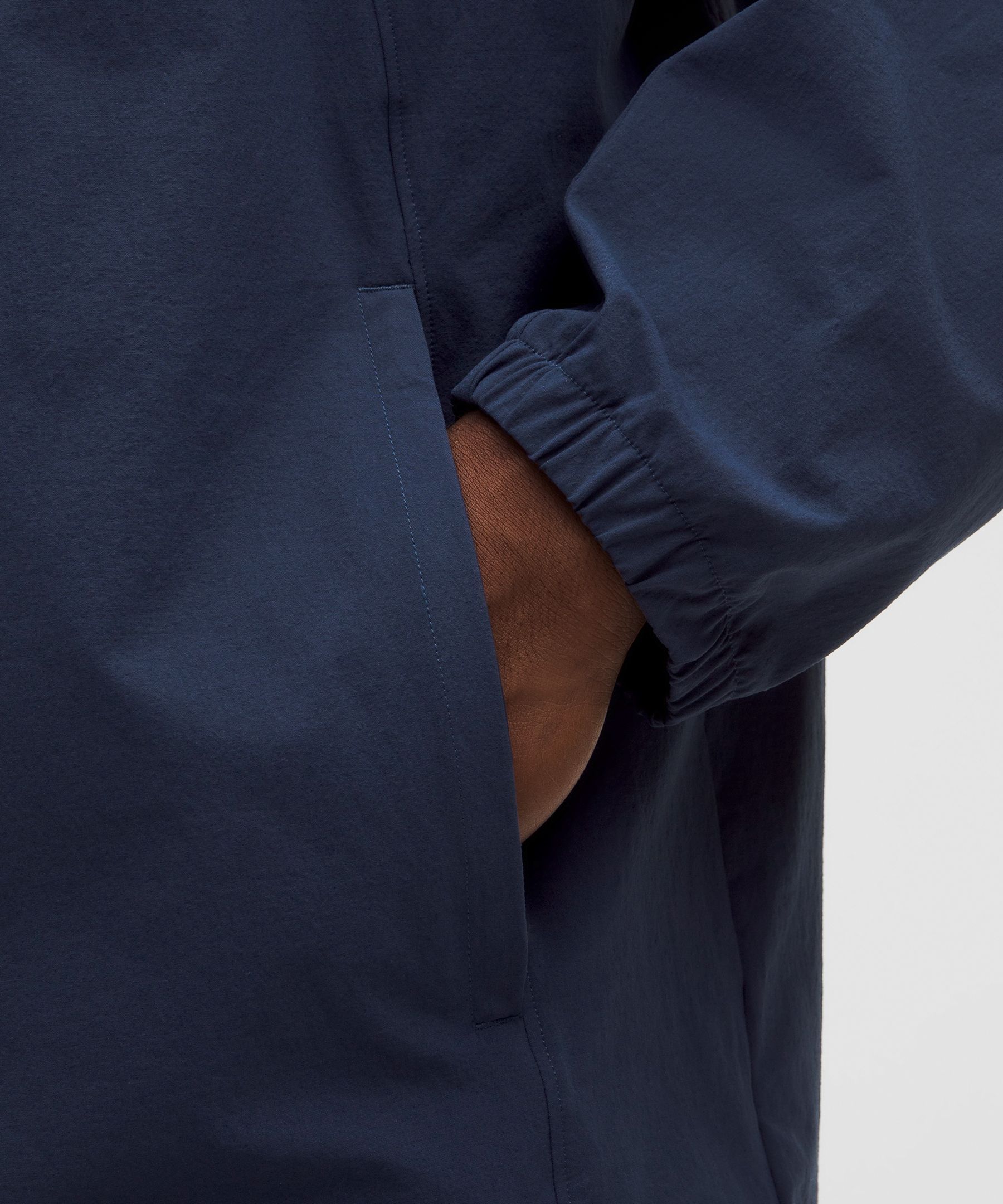 Water-Repellent Full-Zip Hooded Golf Jacket