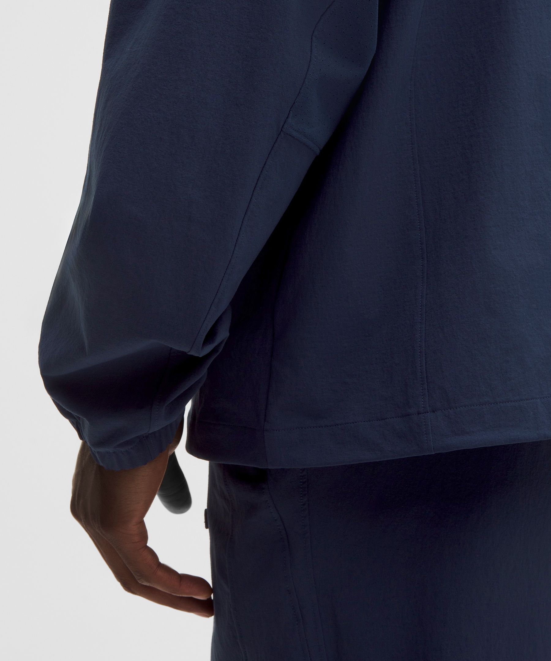 Water-Repellent Full-Zip Hooded Golf Jacket
