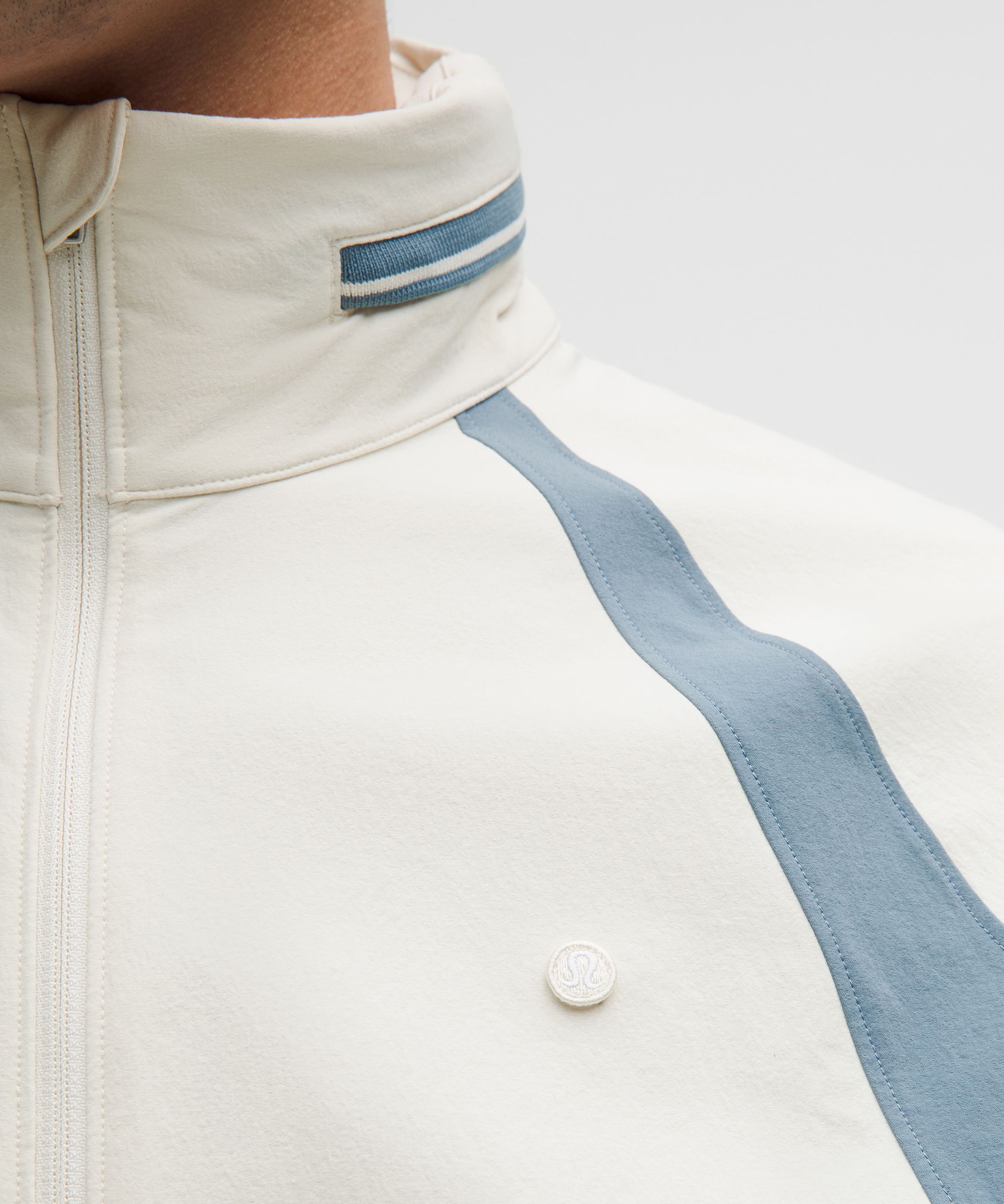 Water-Repellent Full-Zip Hooded Golf Jacket
