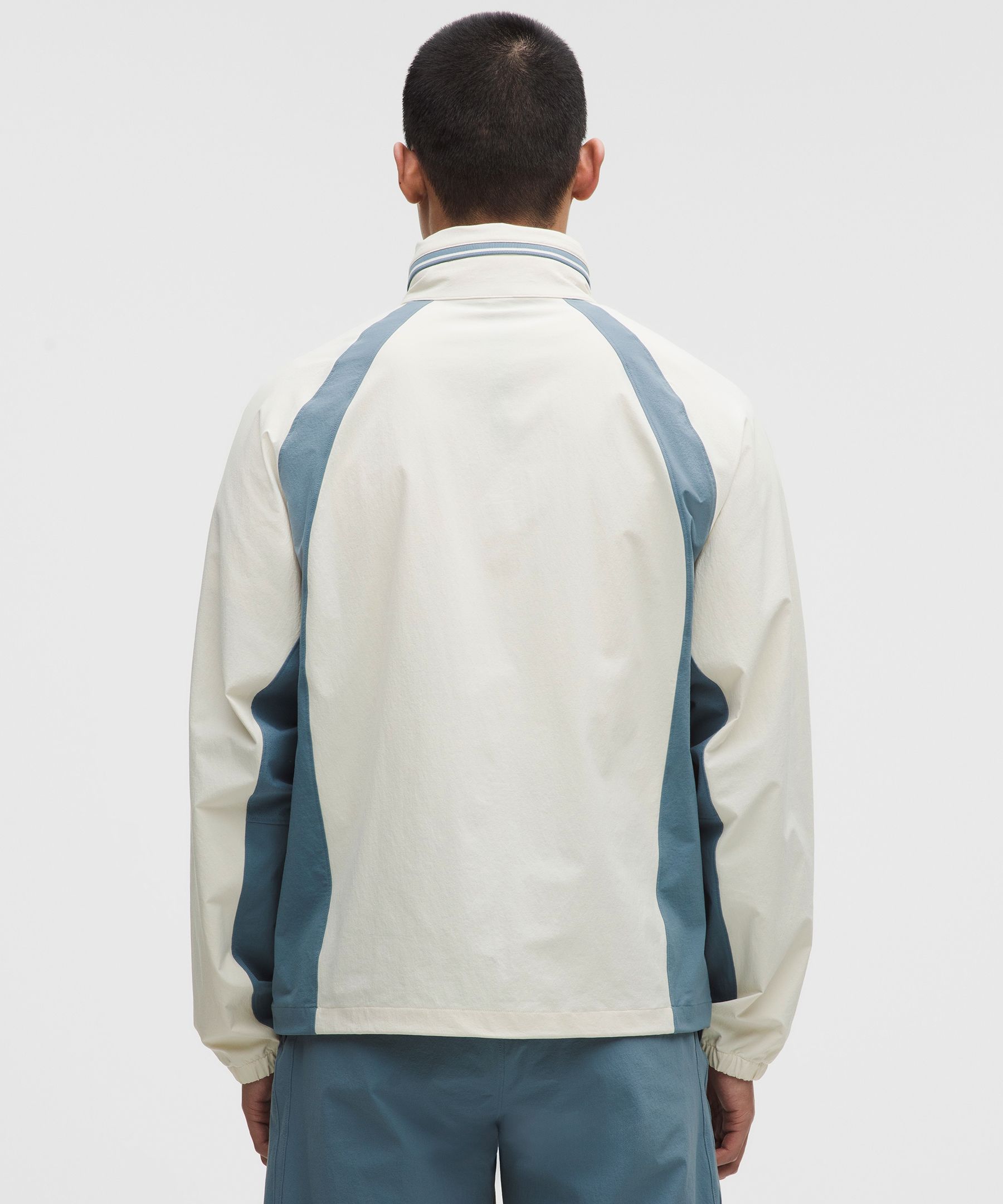 Water-Repellent Full-Zip Hooded Golf Jacket