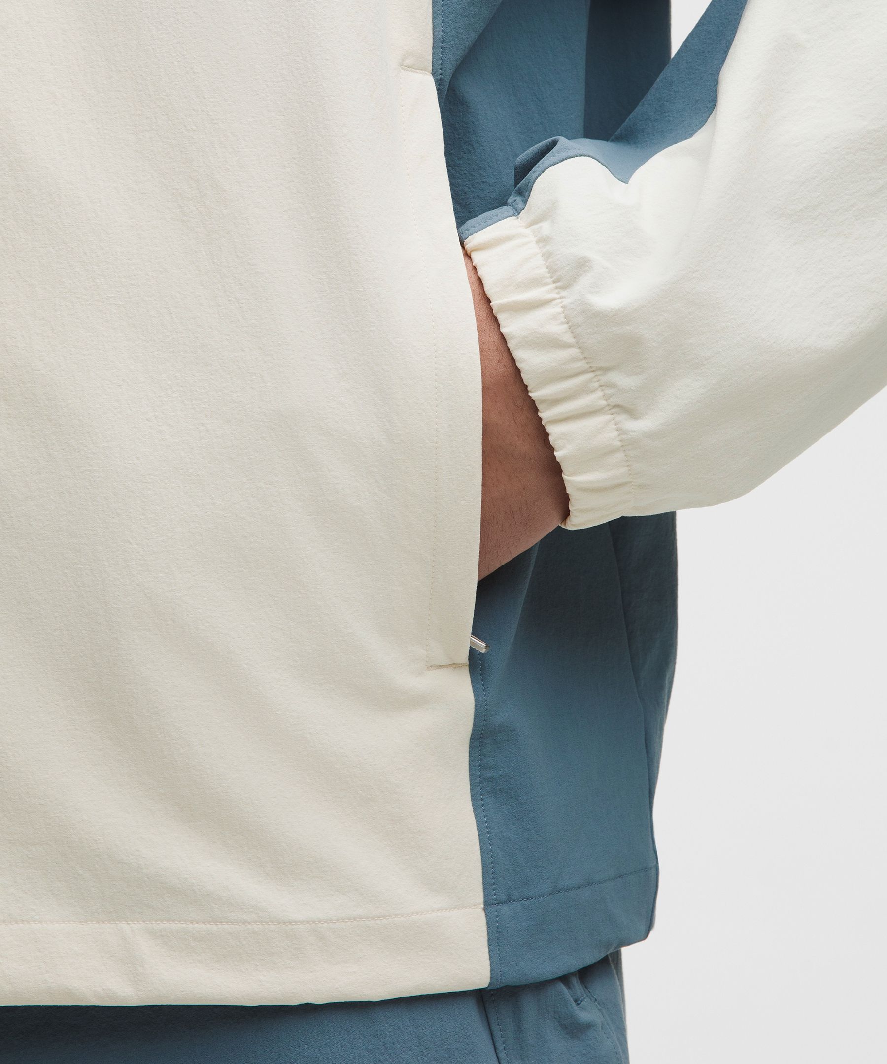 Water-Repellent Full-Zip Hooded Golf Jacket
