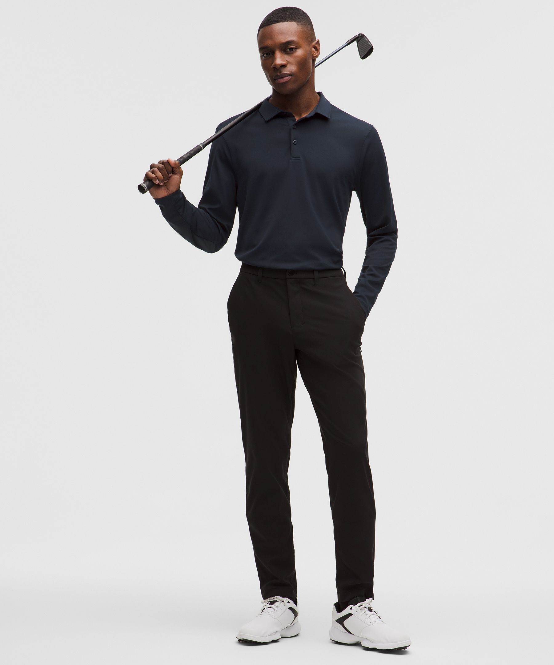 ShowZero Long-Sleeve Polo Shirt
