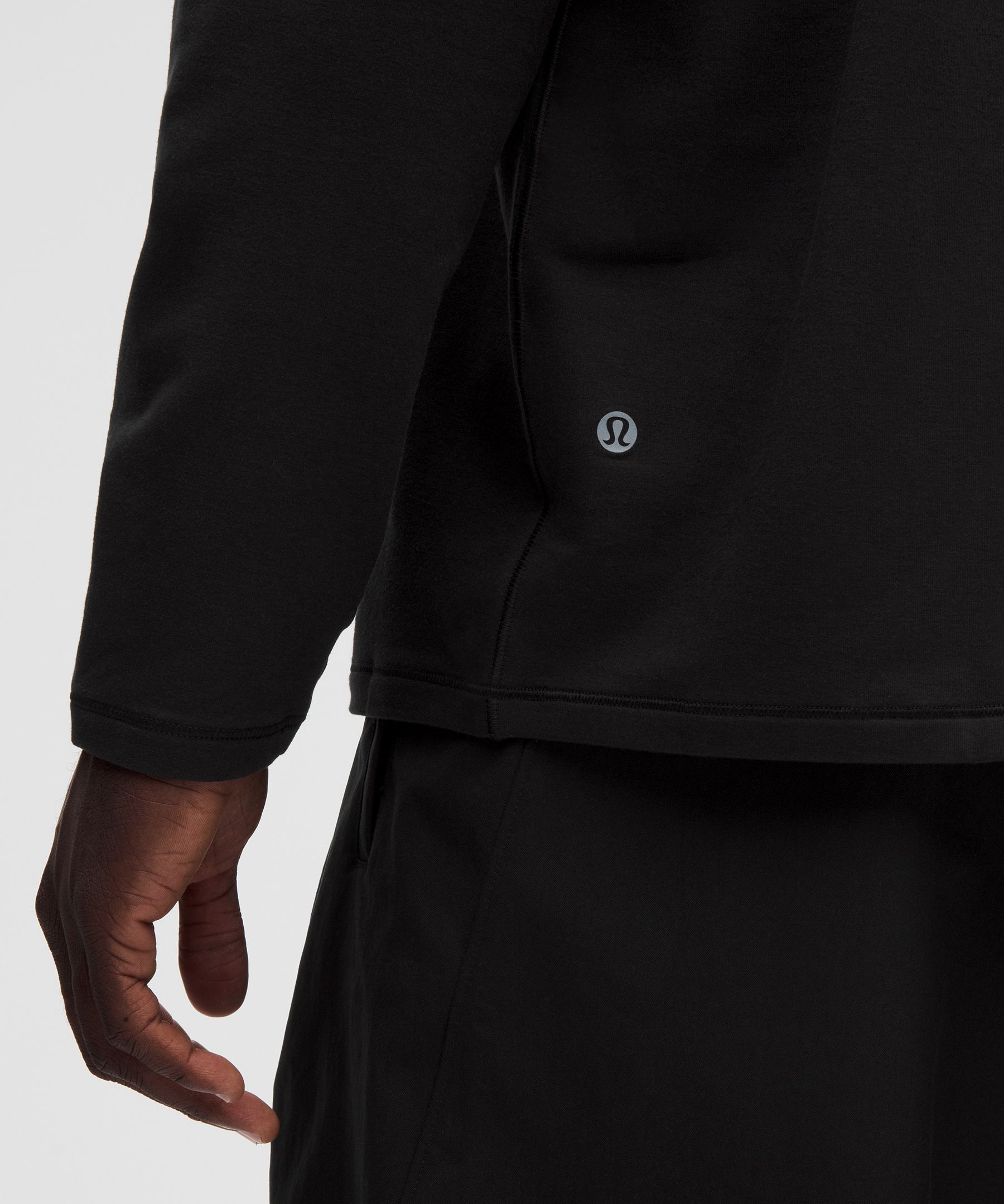 Buttery Loopback Collared Long-Sleeve Shirt