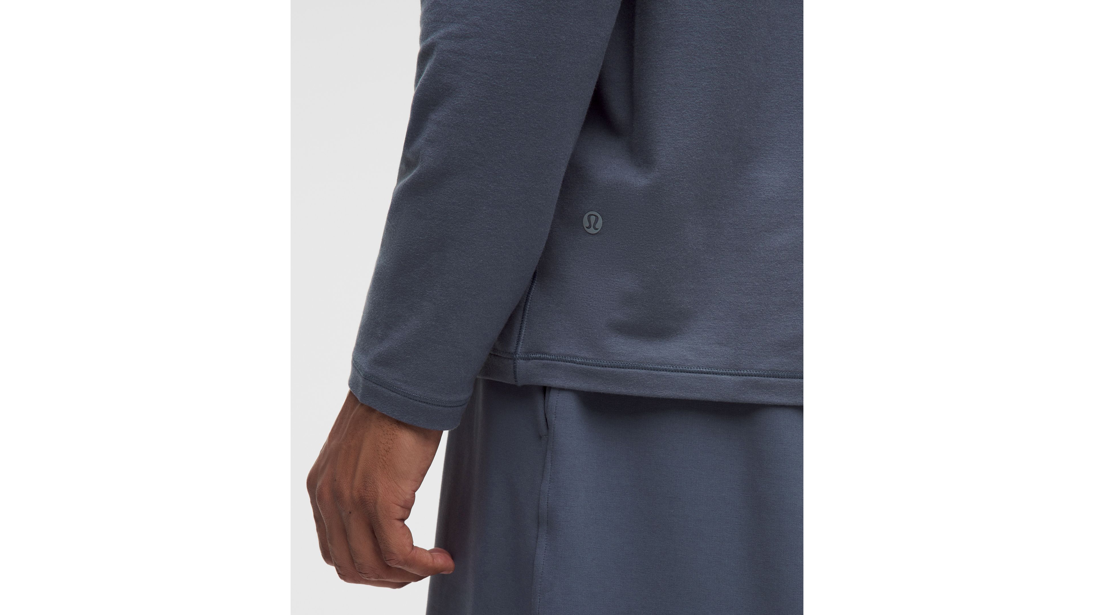 Buttery Loopback Collared Long-Sleeve Shirt