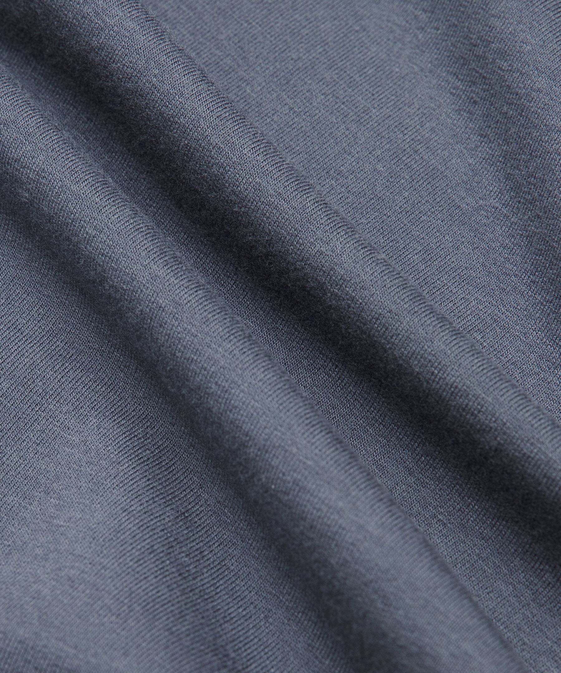Buttery Loopback Collared Long-Sleeve Shirt