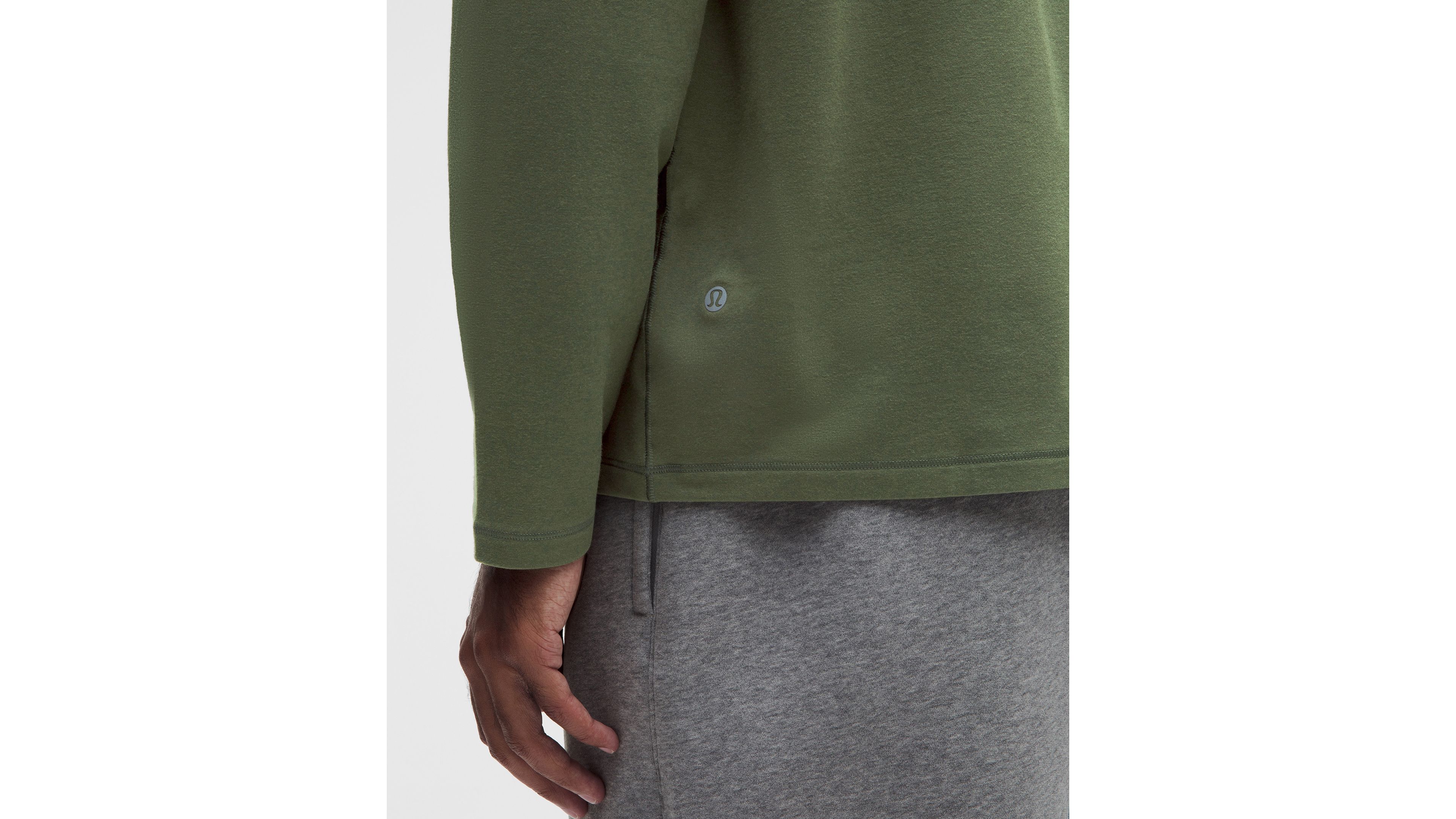 Buttery Loopback Collared Long-Sleeve Shirt