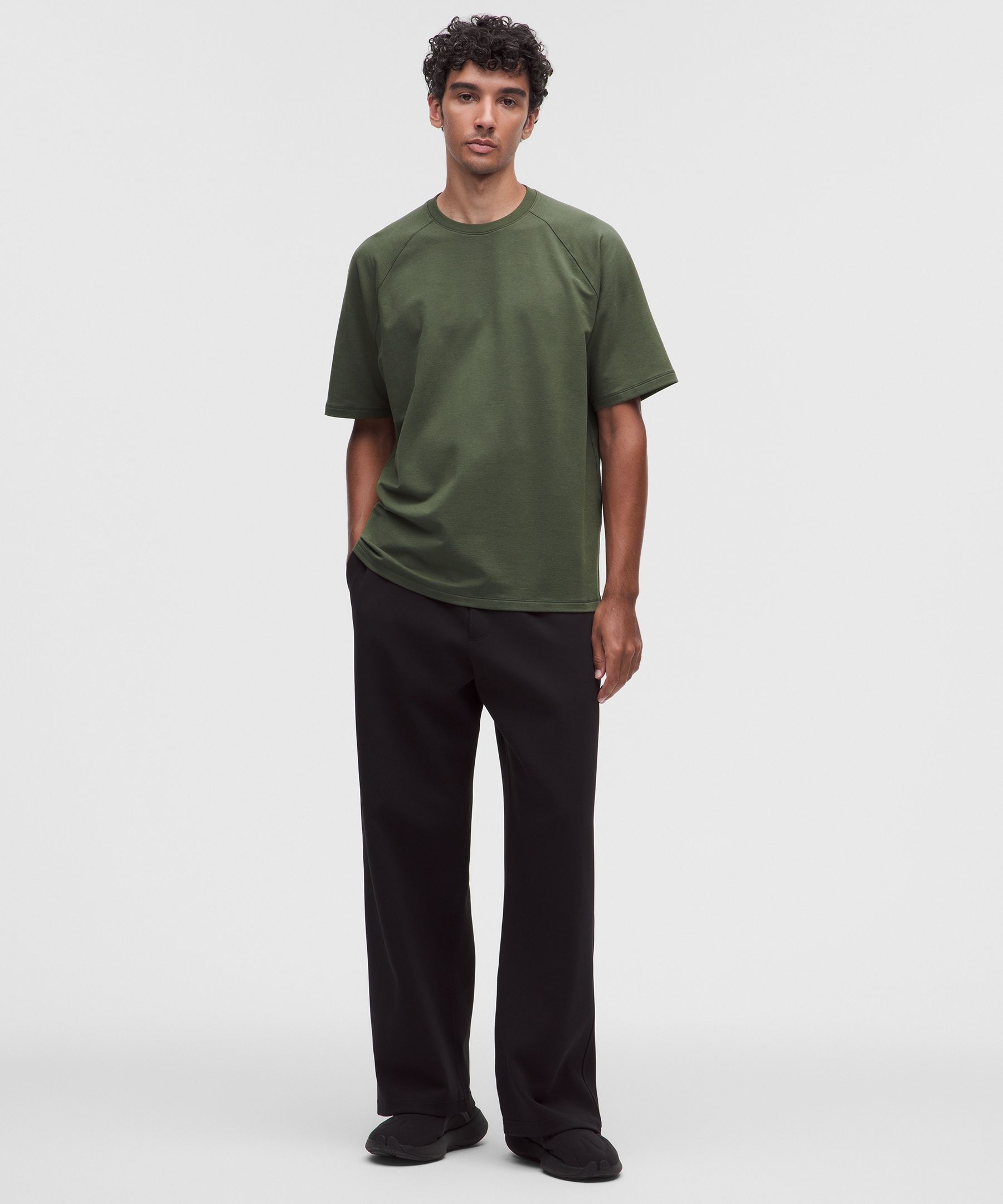 Buttery Loopback Short-Sleeve Shirt