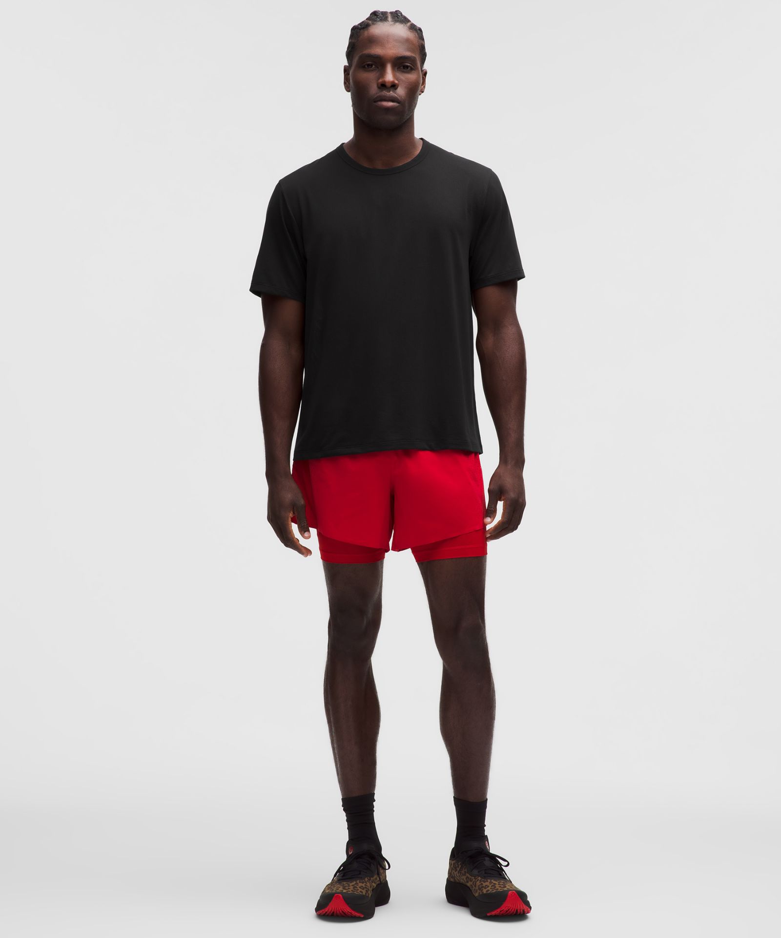Мужская футболка Lululemon Mile Maker с сеткой — фото 2