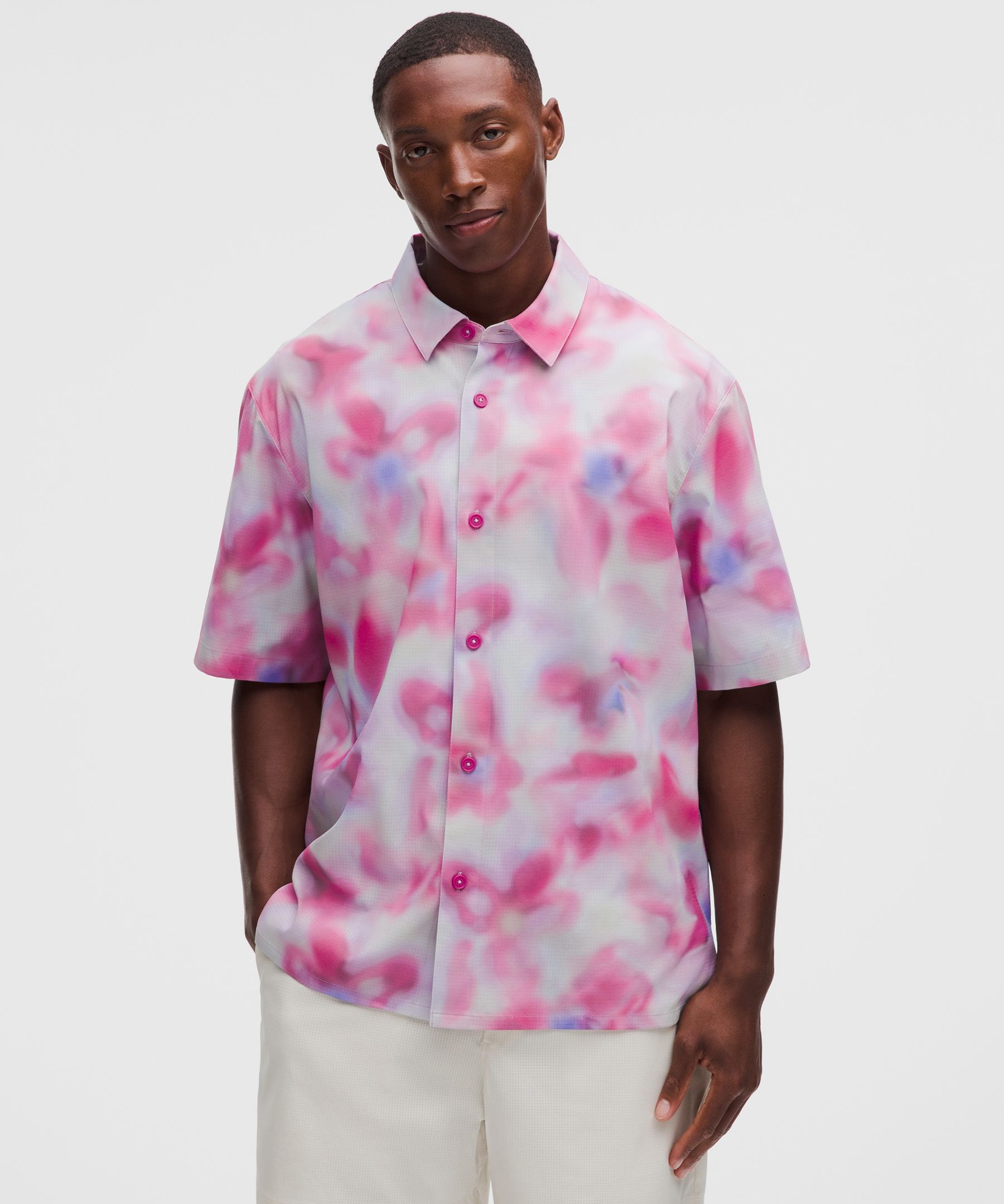 Airing Easy Relaxed Short-Sleeve Shirt