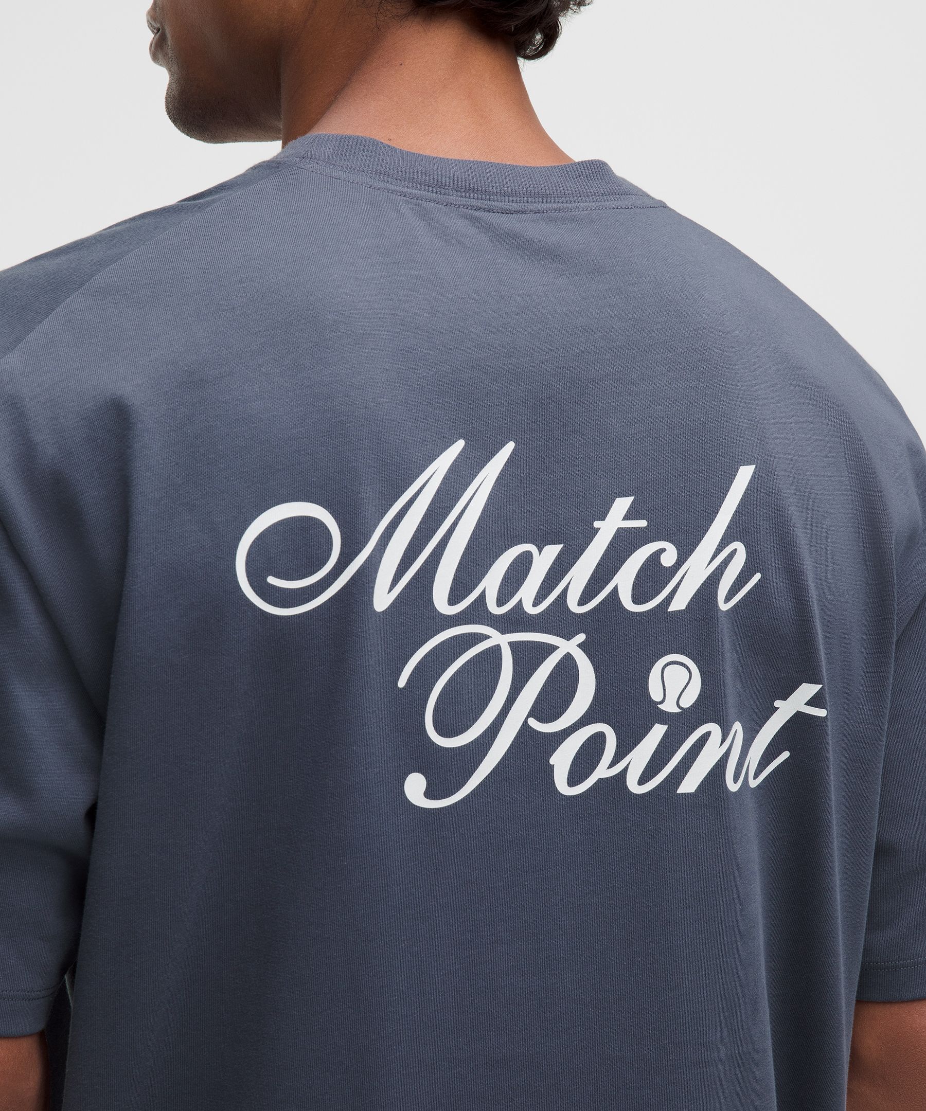 Heavyweight Cotton Jersey T-Shirt *Tennis Graphic