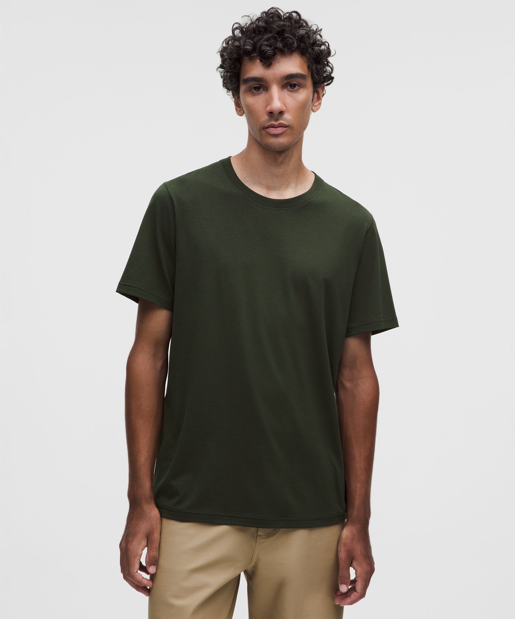 T-shirt quotidien classique en mélange de coton