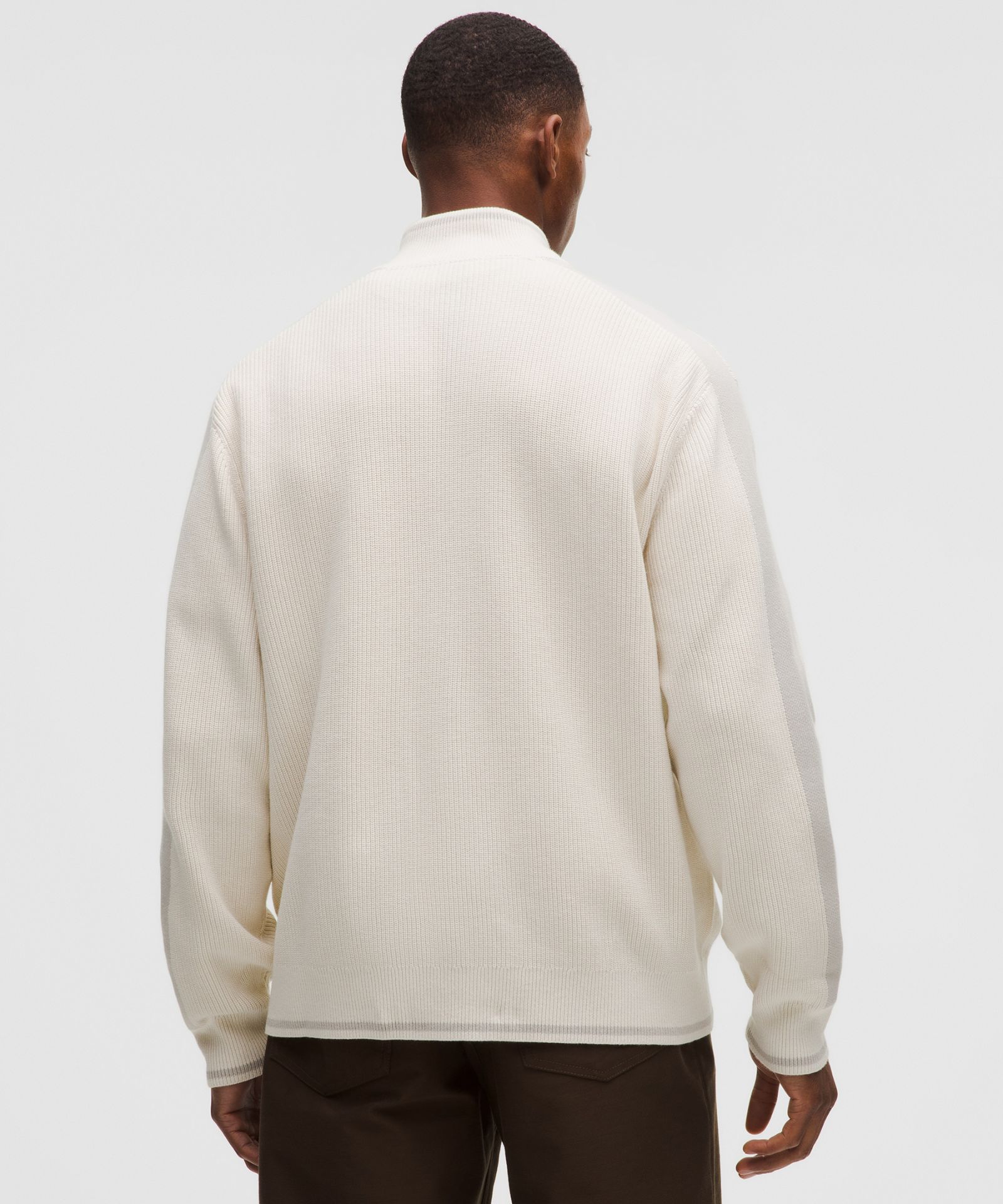 Lululemon Cotton-Blend Knit Full-Zip Sweater — фото 3