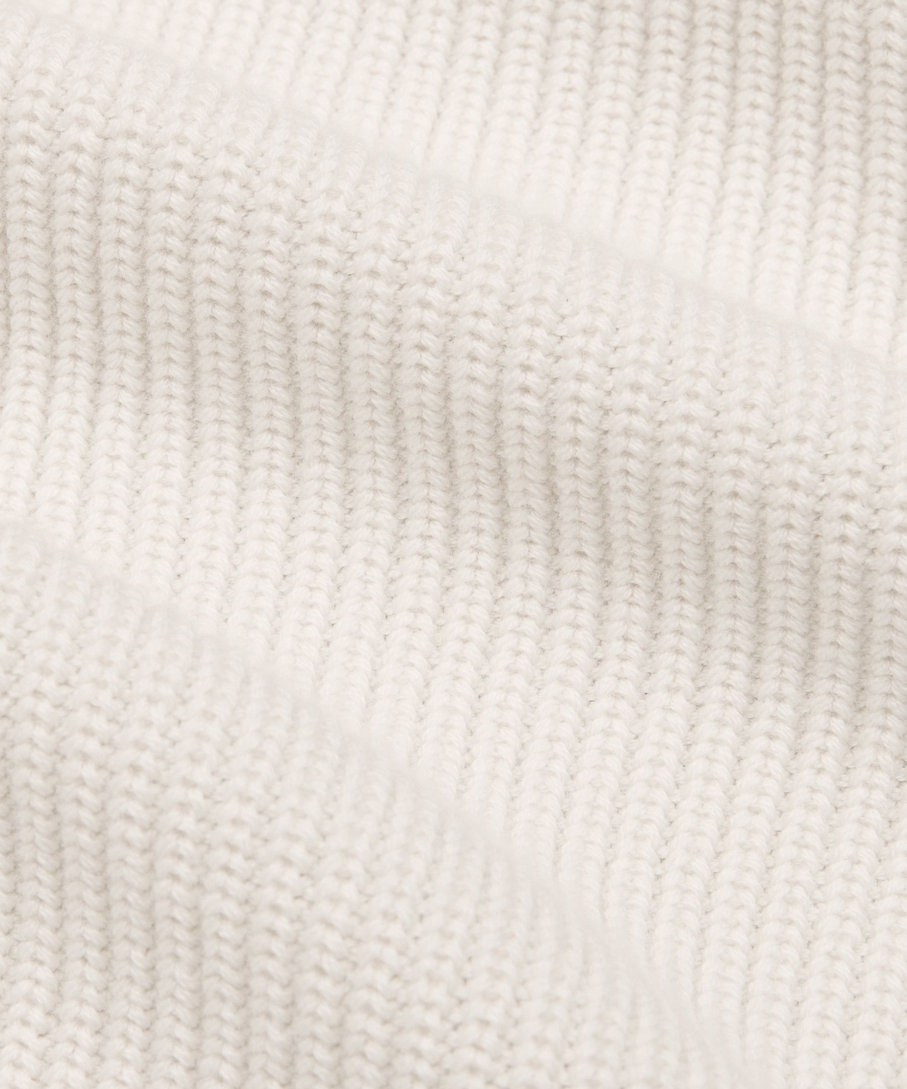 Cotton-Blend Knit Full-Zip Sweater