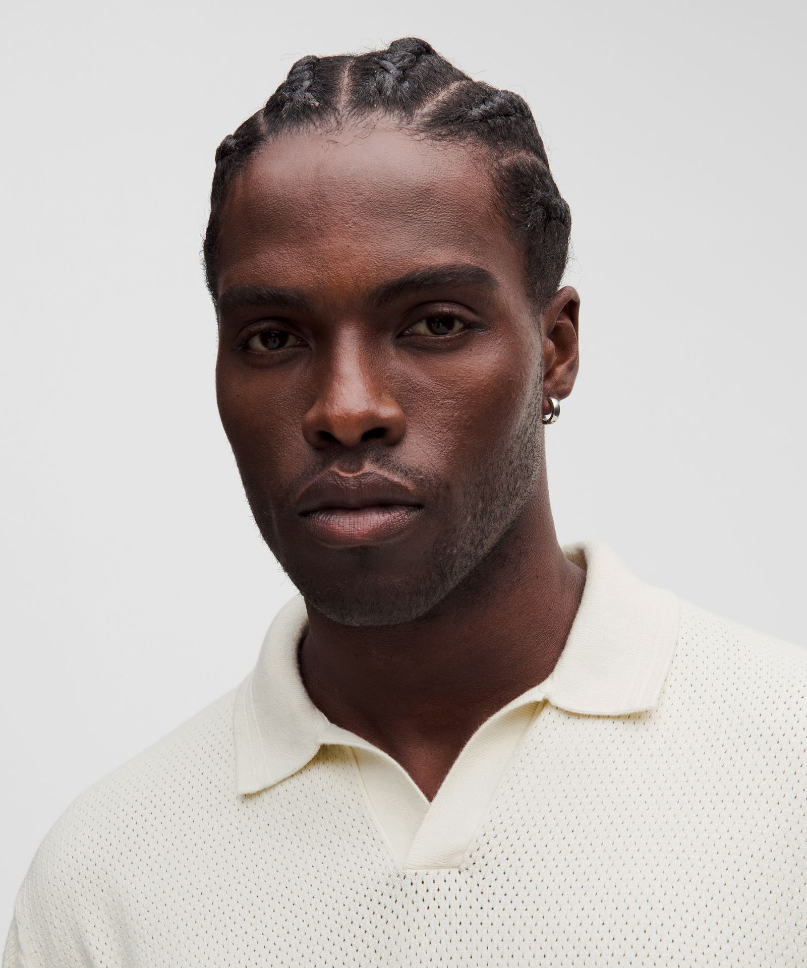 Lululemon Cotton-Blend Knit Long-Sleeve Polo Shirt — фото 4