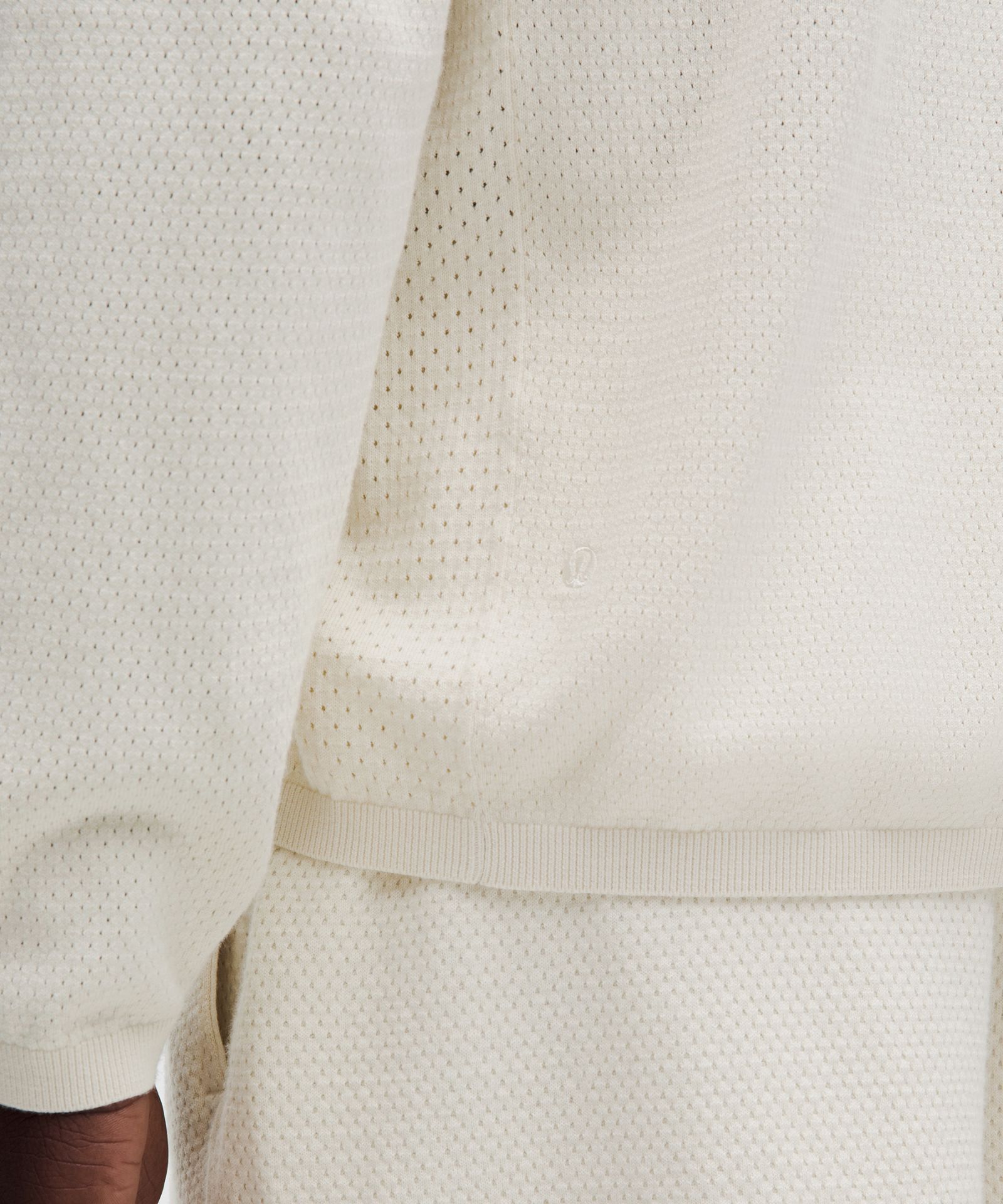 Lululemon Cotton-Blend Knit Long-Sleeve Polo Shirt — фото 5