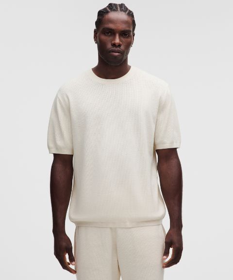 Мужская хлопковая футболка Lululemon Cotton-Blend Knit