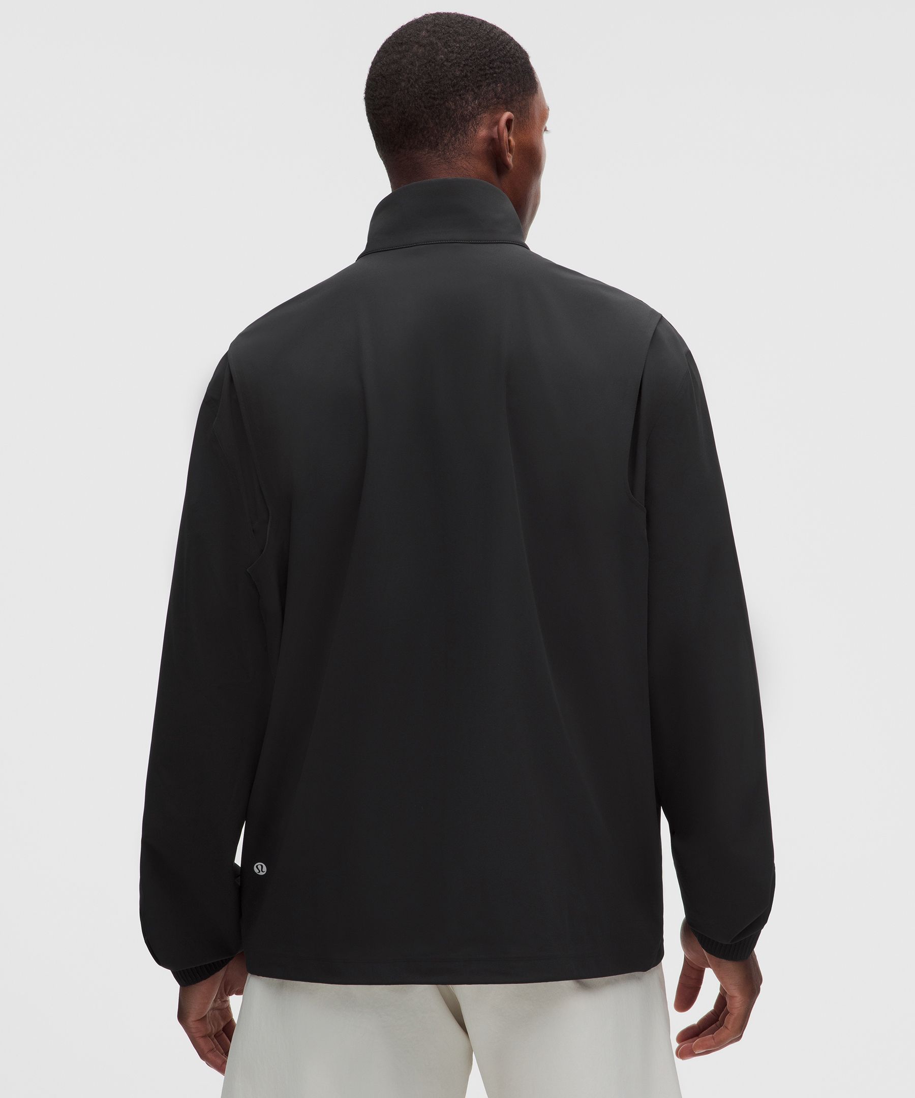 Stretch Nylon Collared Golf Jacket