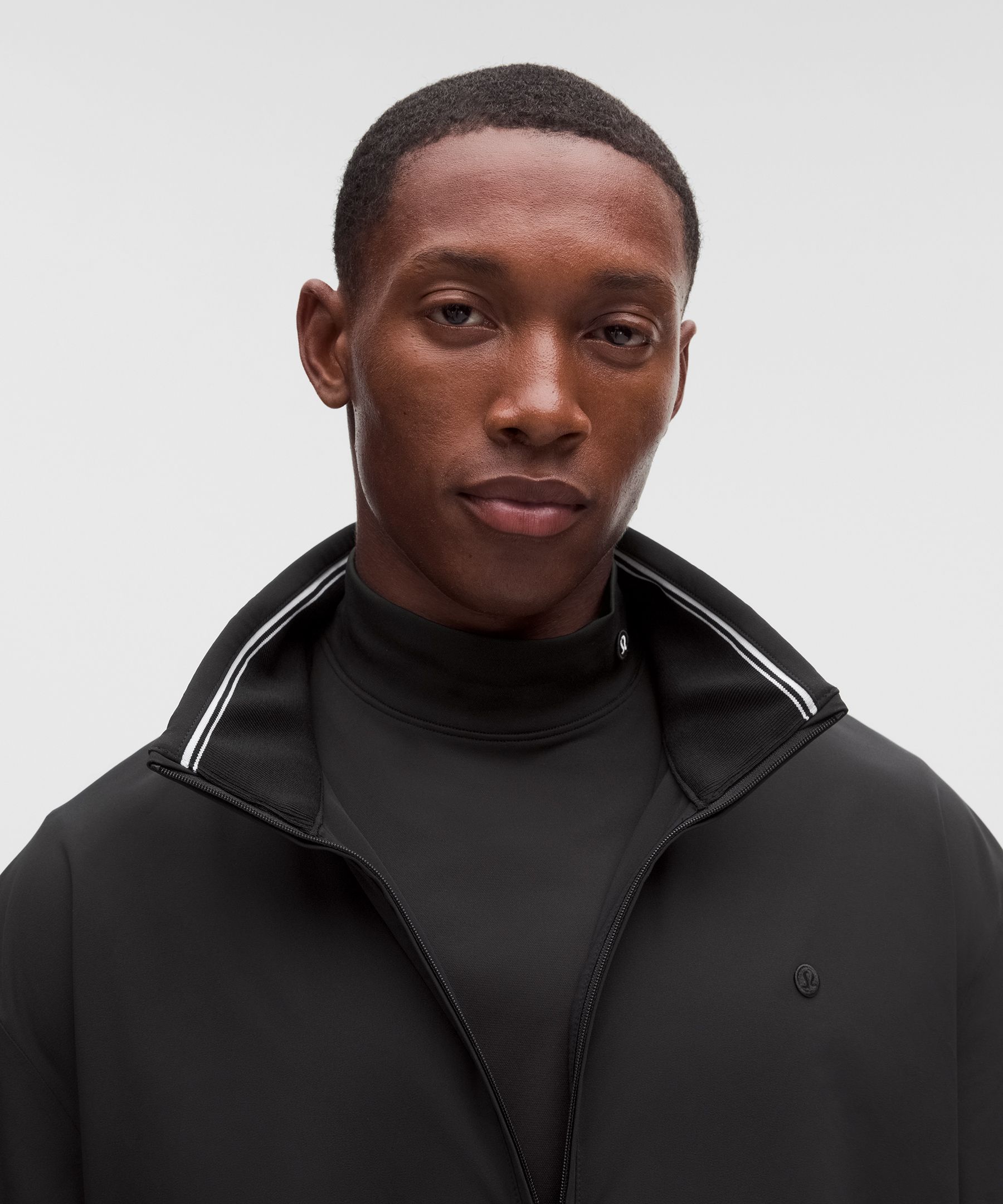 Stretch Nylon Collared Golf Jacket