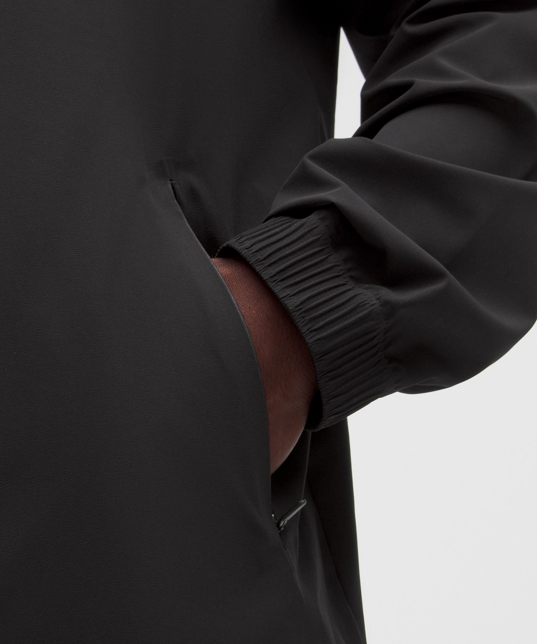 Stretch Nylon Collared Golf Jacket