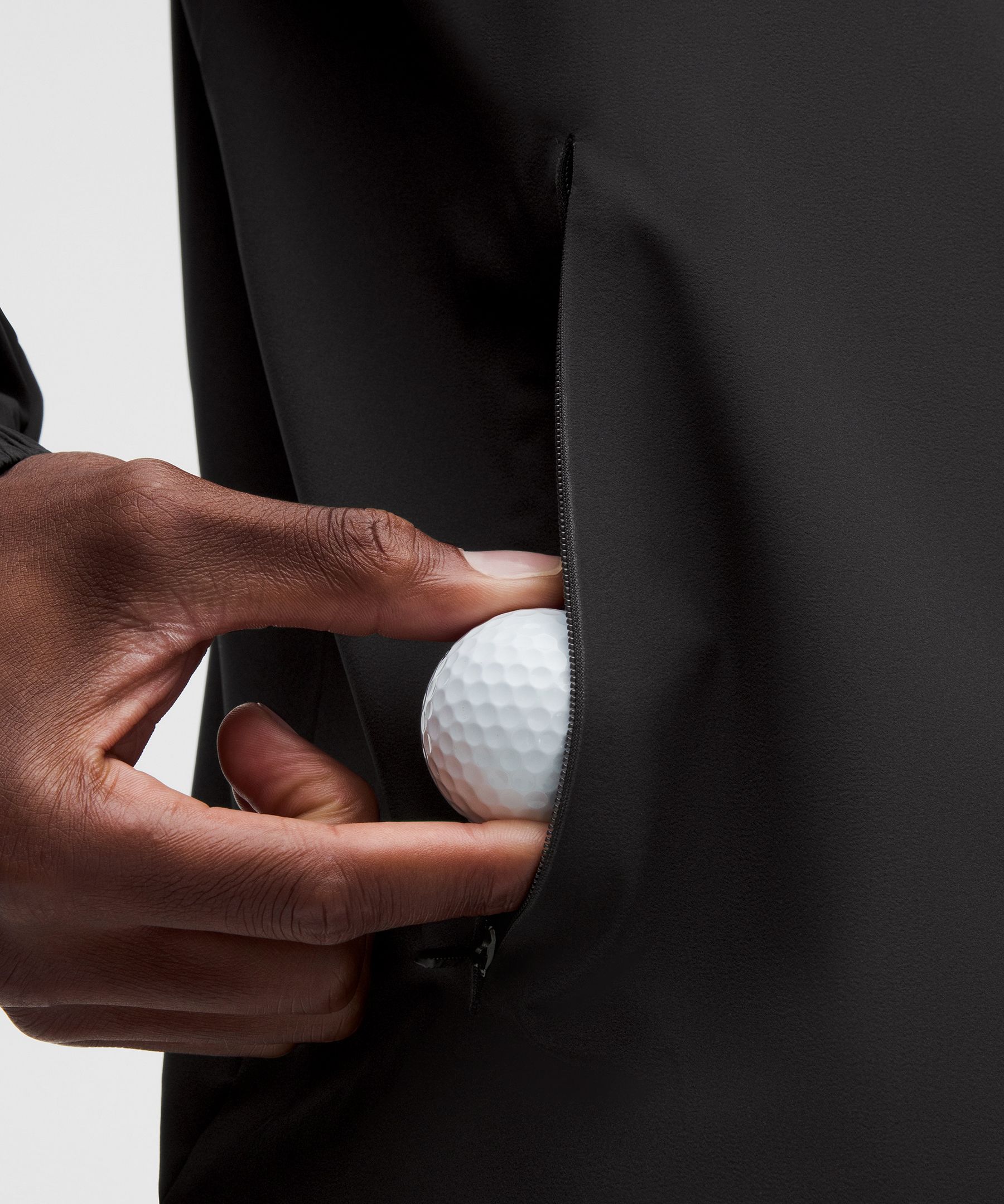 Stretch Nylon Collared Golf Jacket