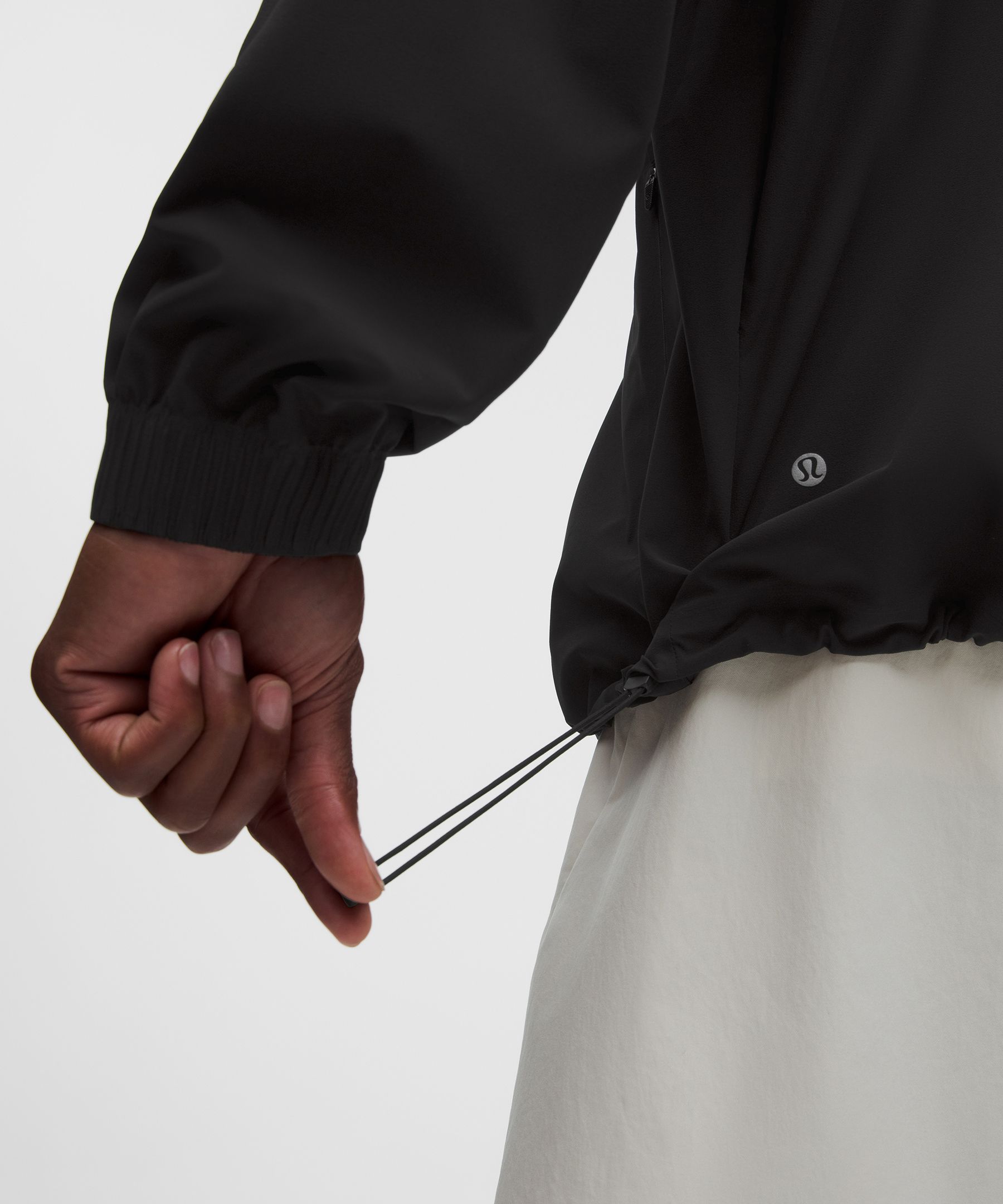 Stretch Nylon Collared Golf Jacket