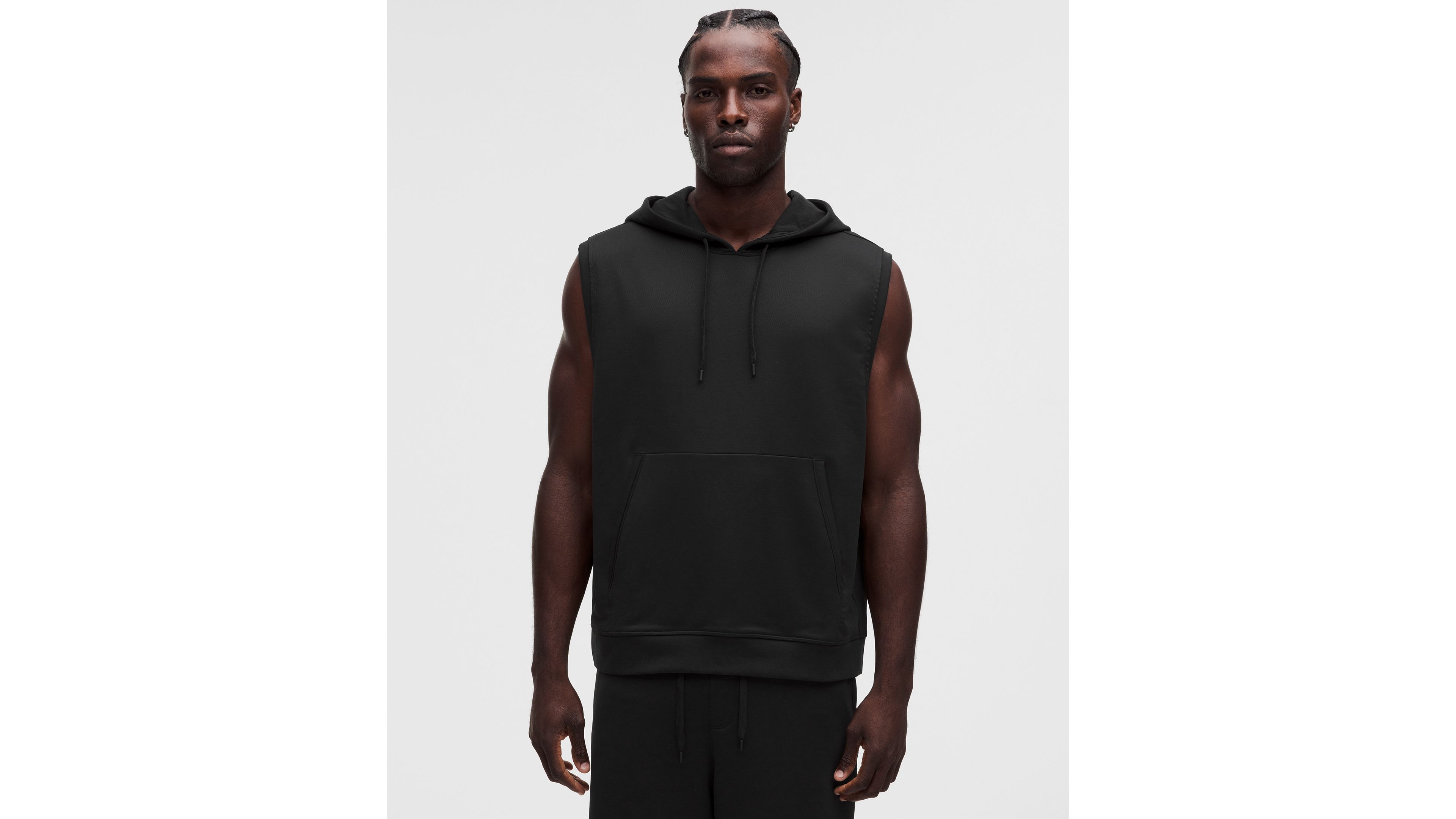 Warm-Up Sleeveless Gym Hoodie