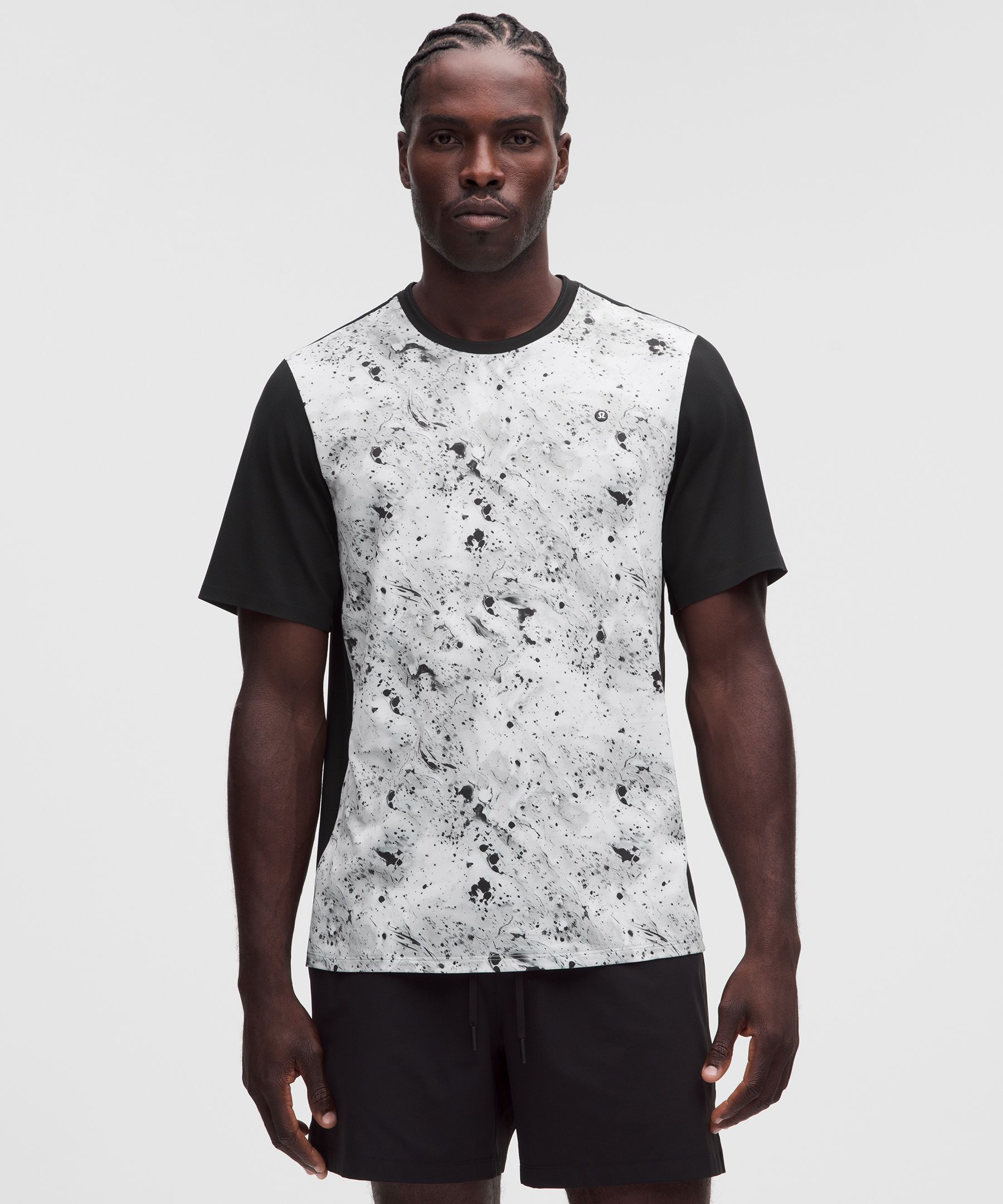 Mesh Pique Tennis Short-Sleeve Shirt