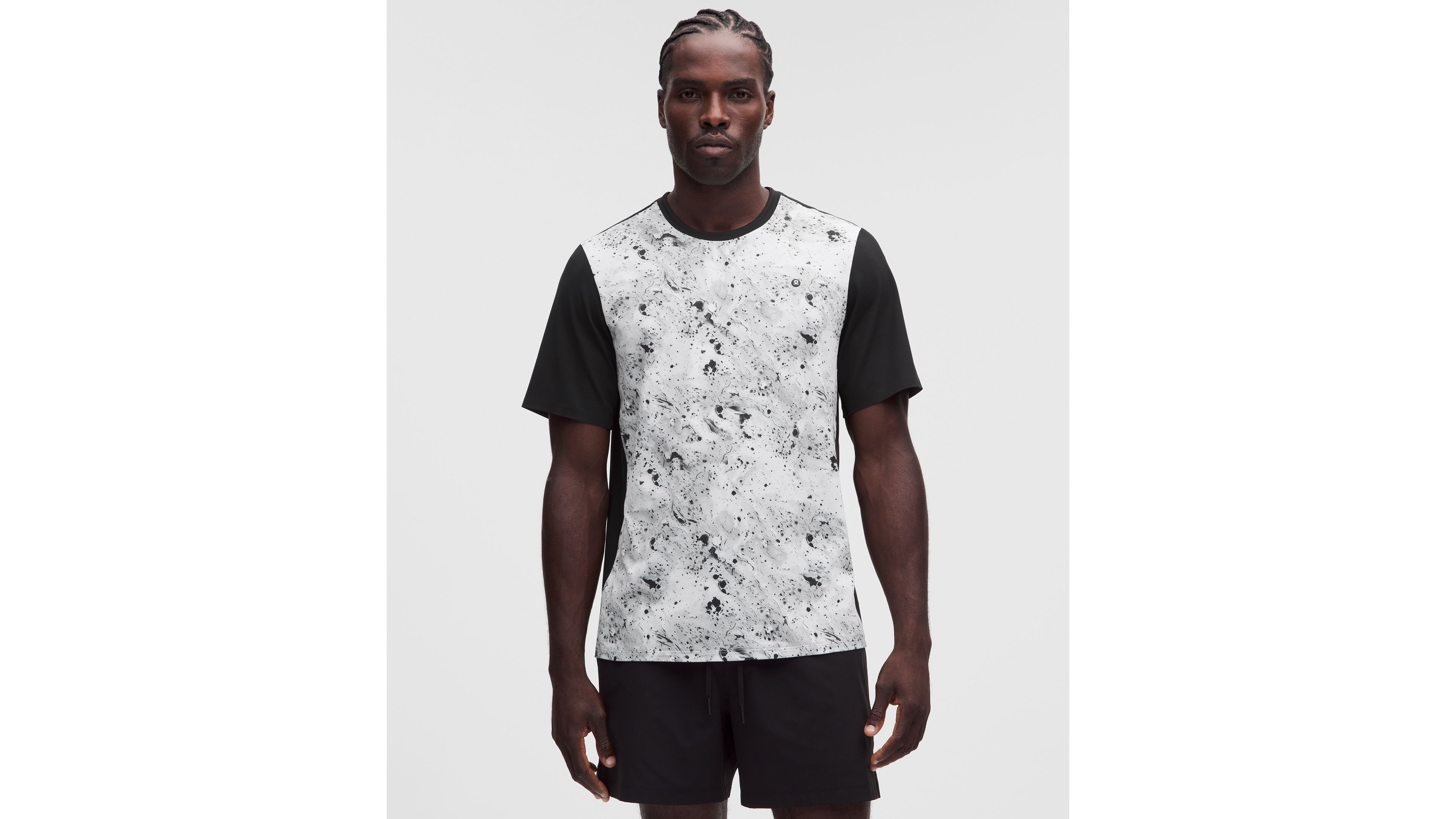 Mesh Pique Tennis Short-Sleeve Shirt