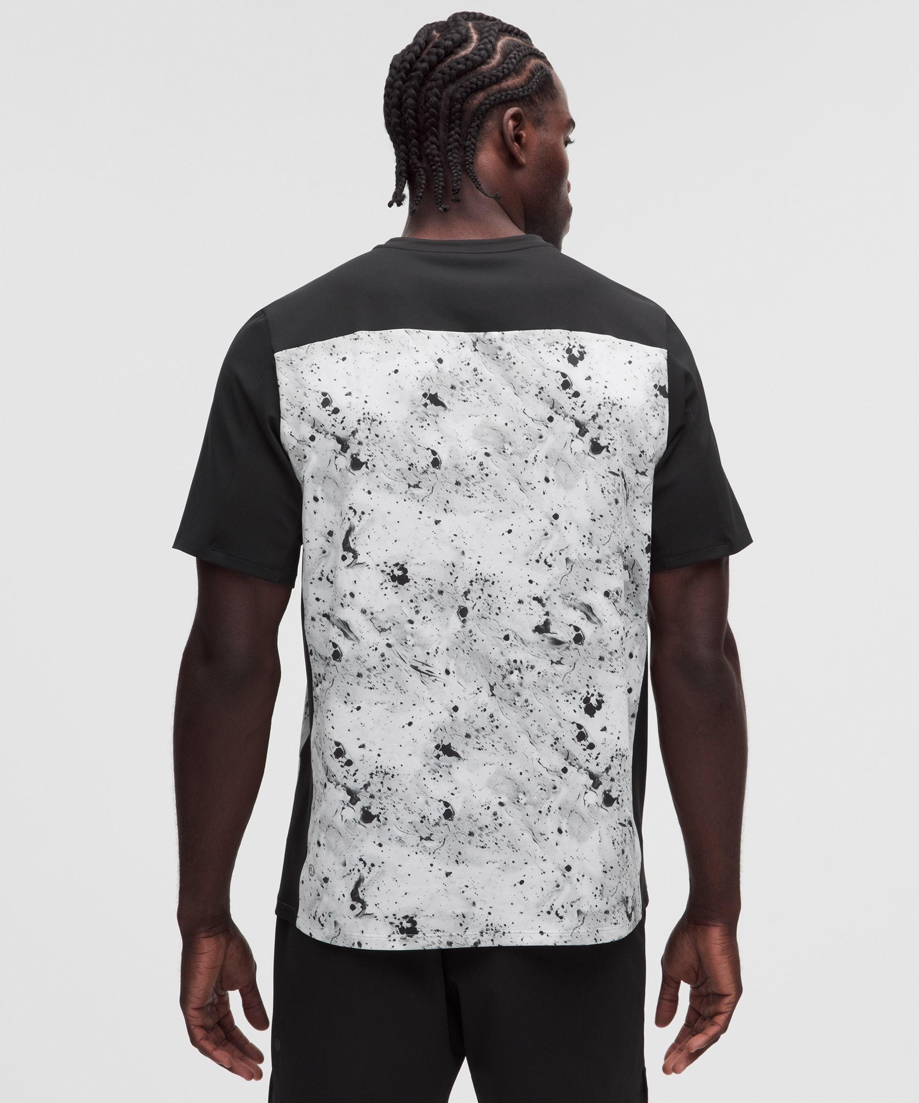 Mesh Pique Tennis Short-Sleeve Shirt