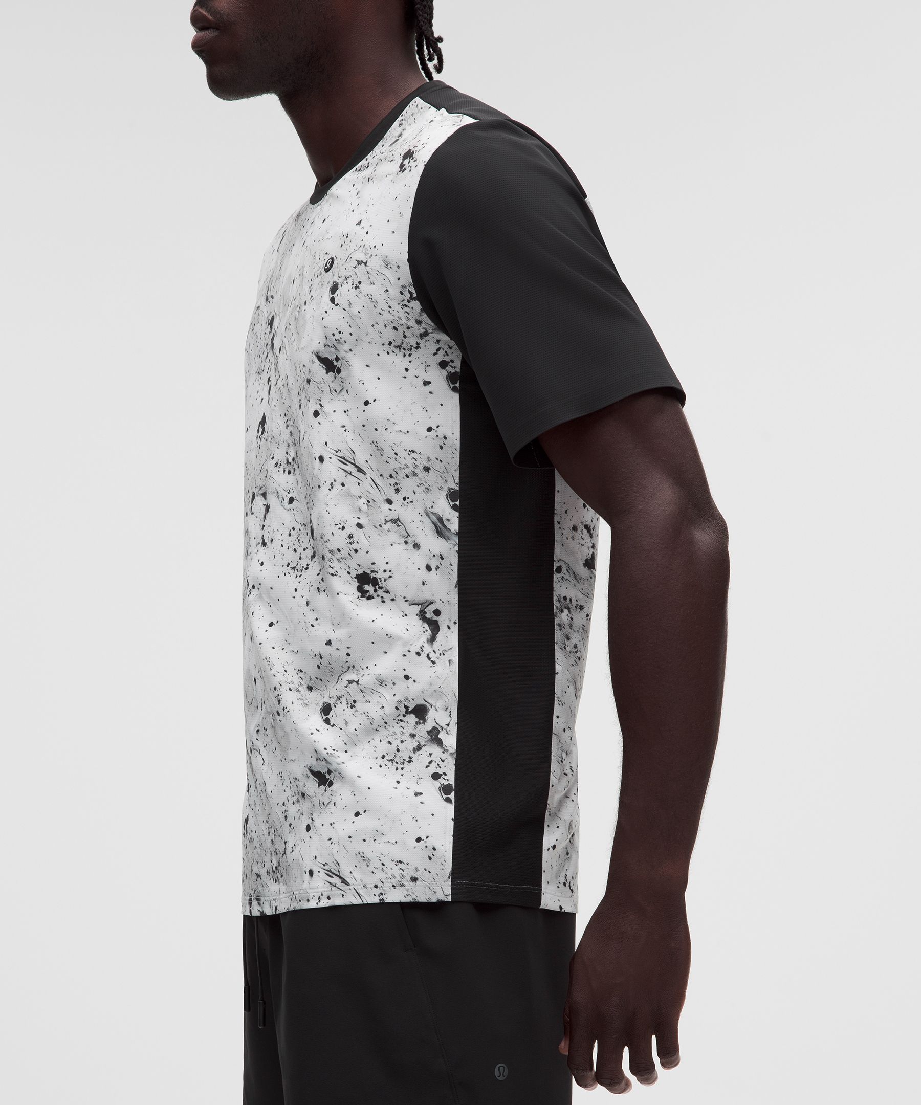 Mesh Pique Tennis Short-Sleeve Shirt