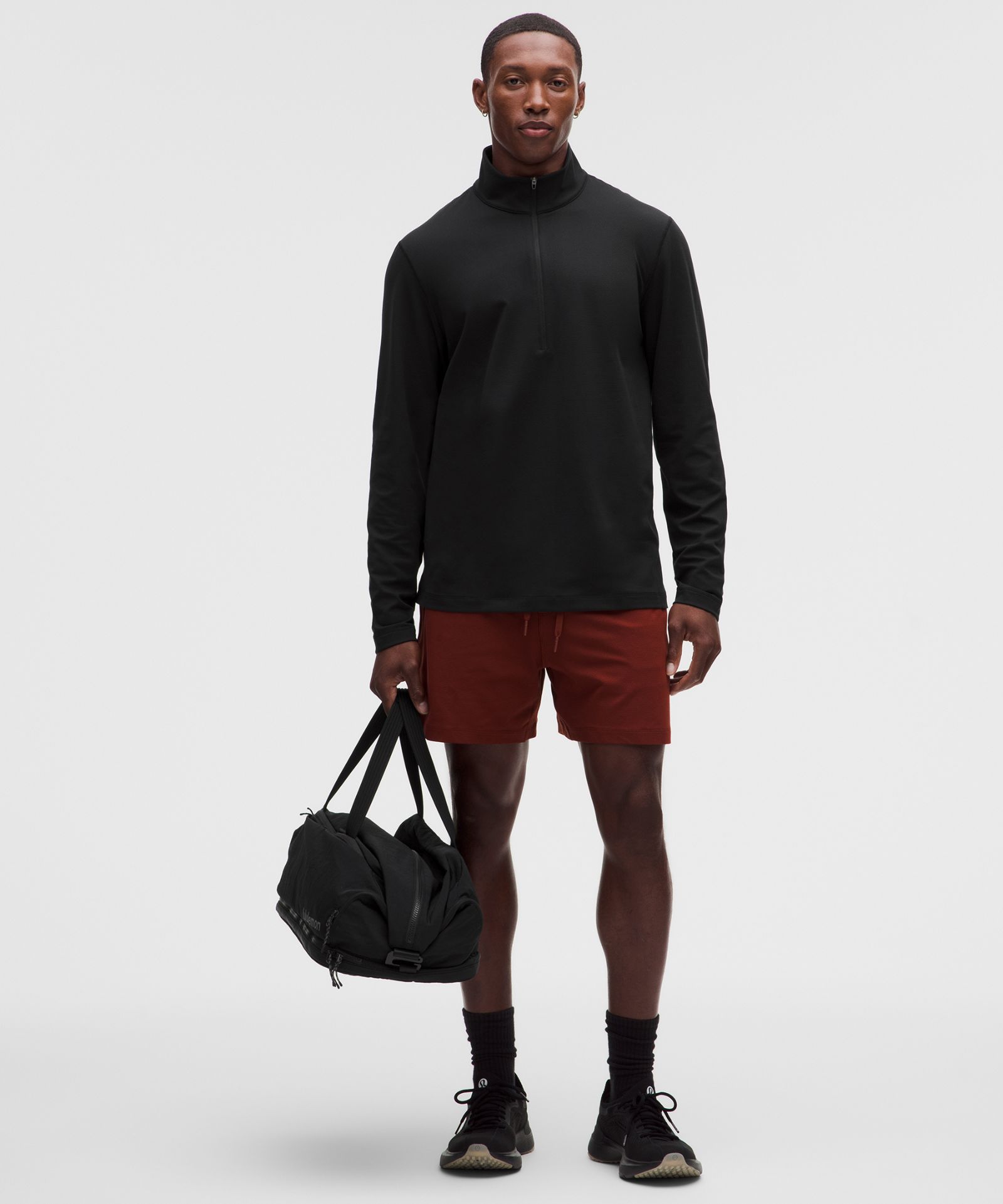 Мужская джерси Lululemon Mesh Soft с молнией — фото 2