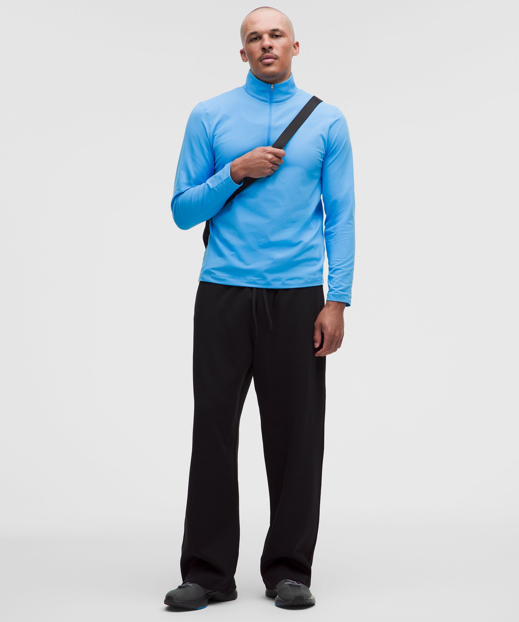 Mesh Soft Jersey Half Zip