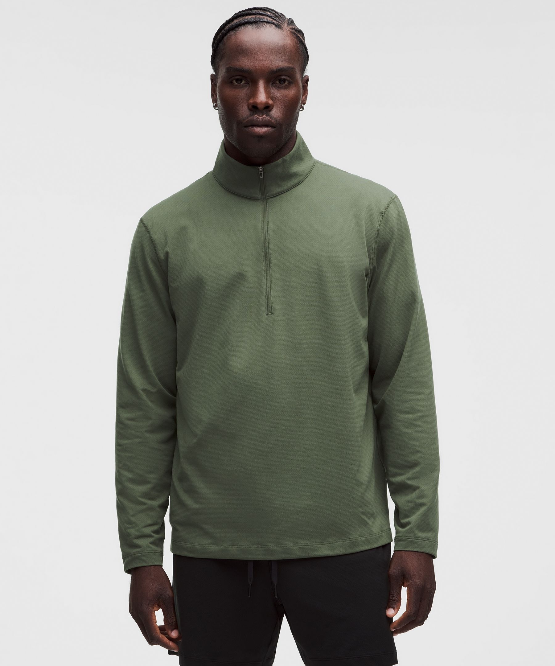 Mesh Soft Jersey Half Zip