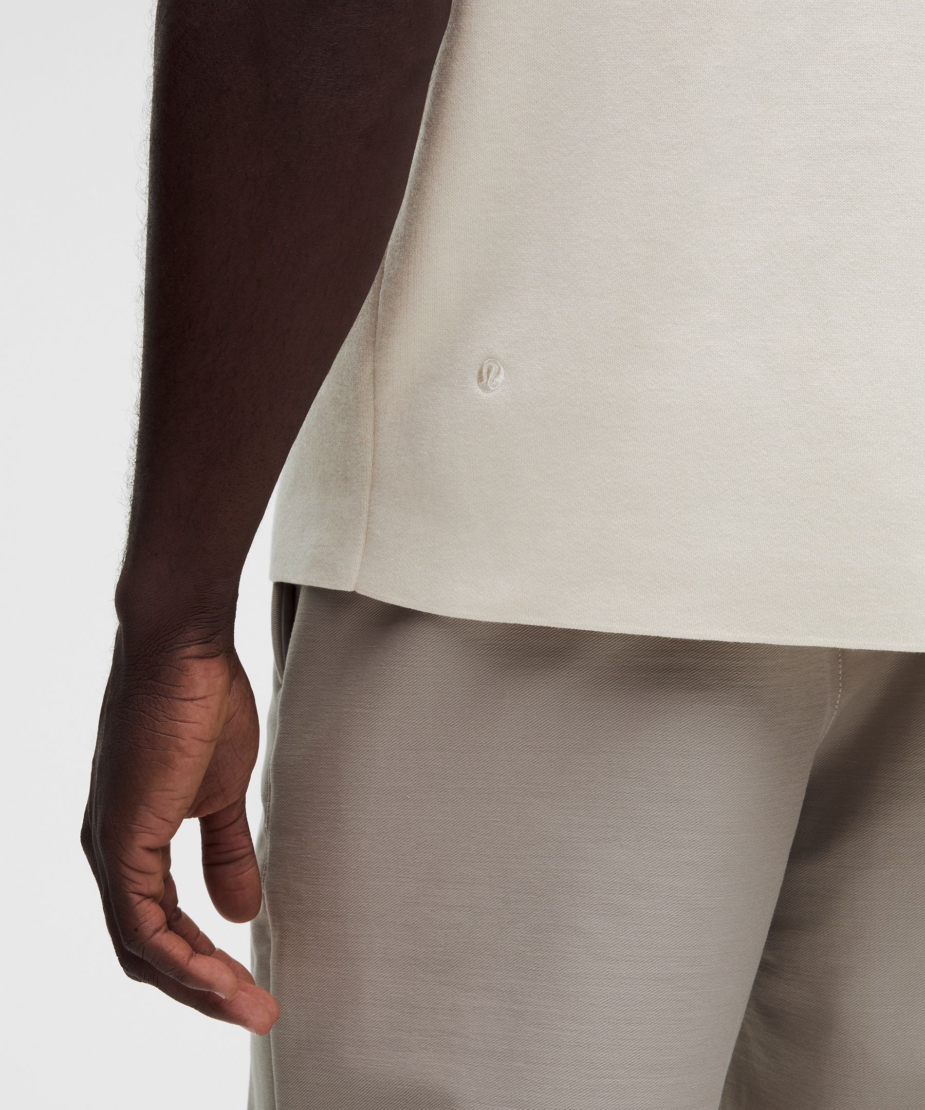 Cotton-Blend Knit Short-Sleeve Polo Shirt