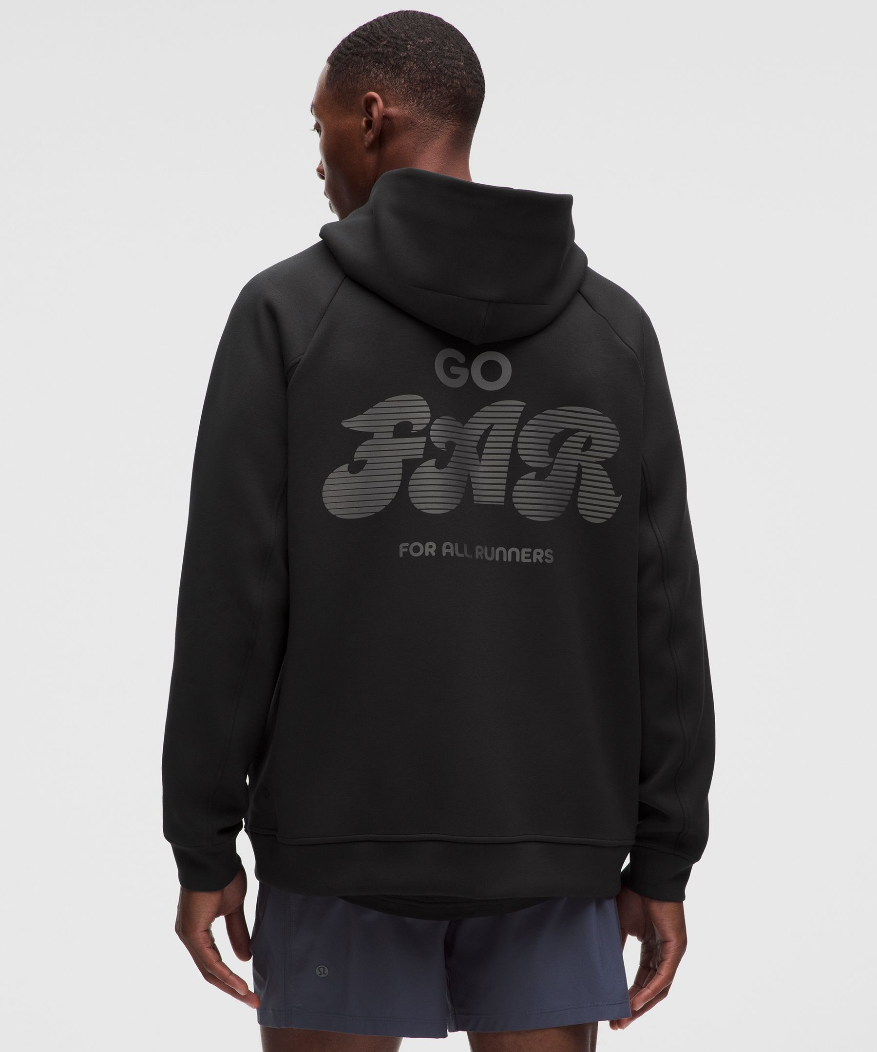 Smooth Spacer Pullover Hoodie *Run Graphic