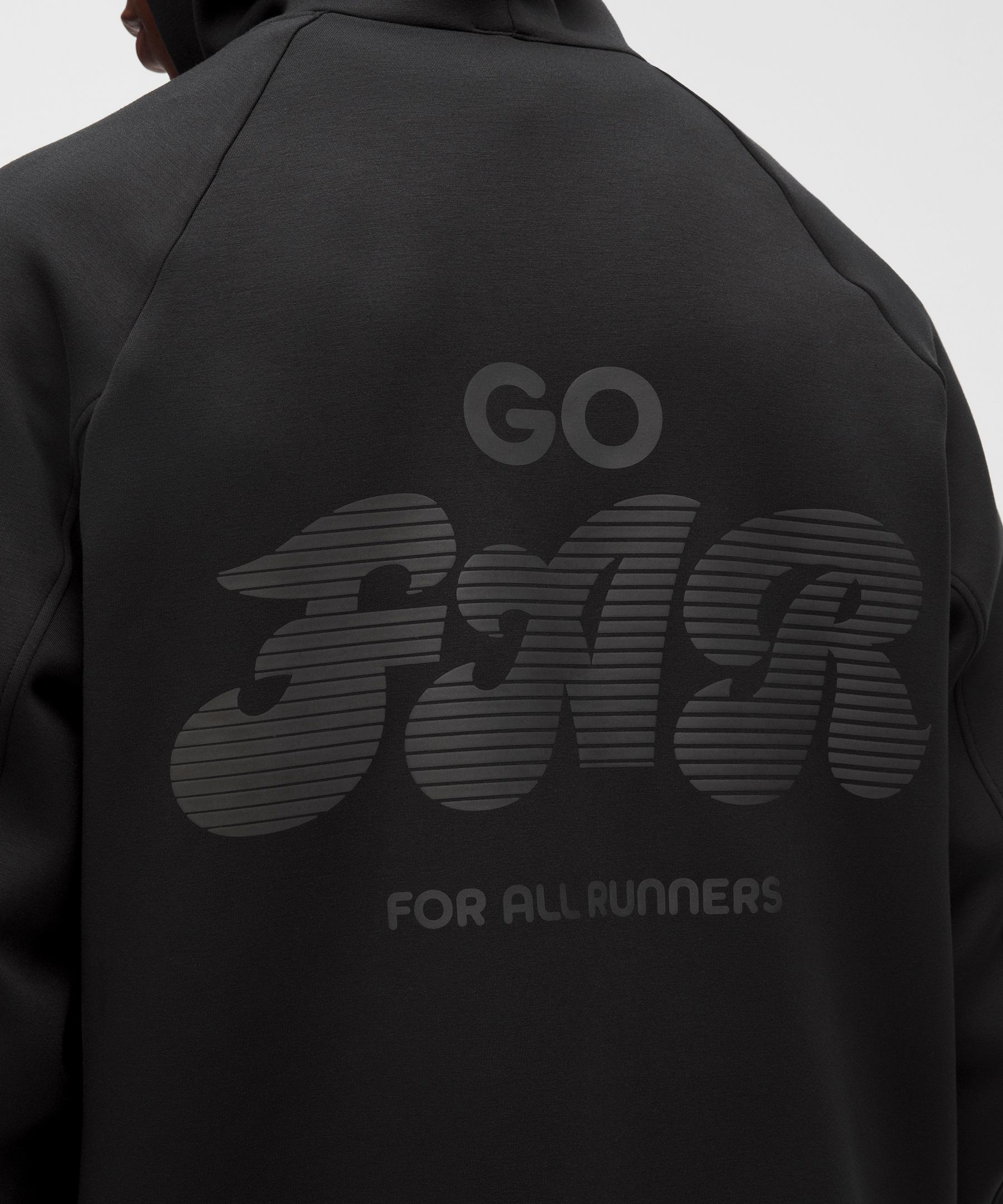 Smooth Spacer Pullover Hoodie *Run Graphic